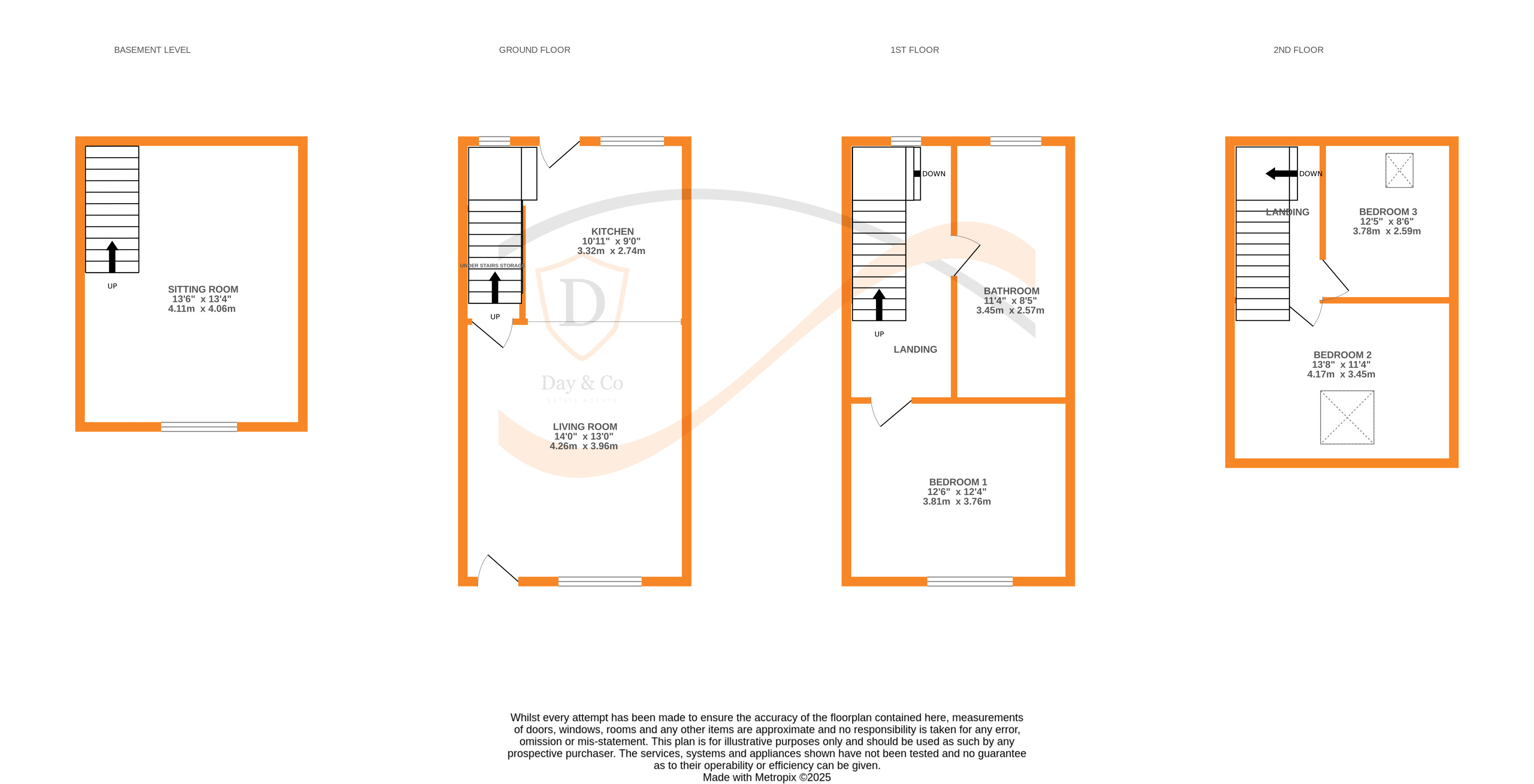Floorplans For Oakworth, Keighley, West Yorkshire