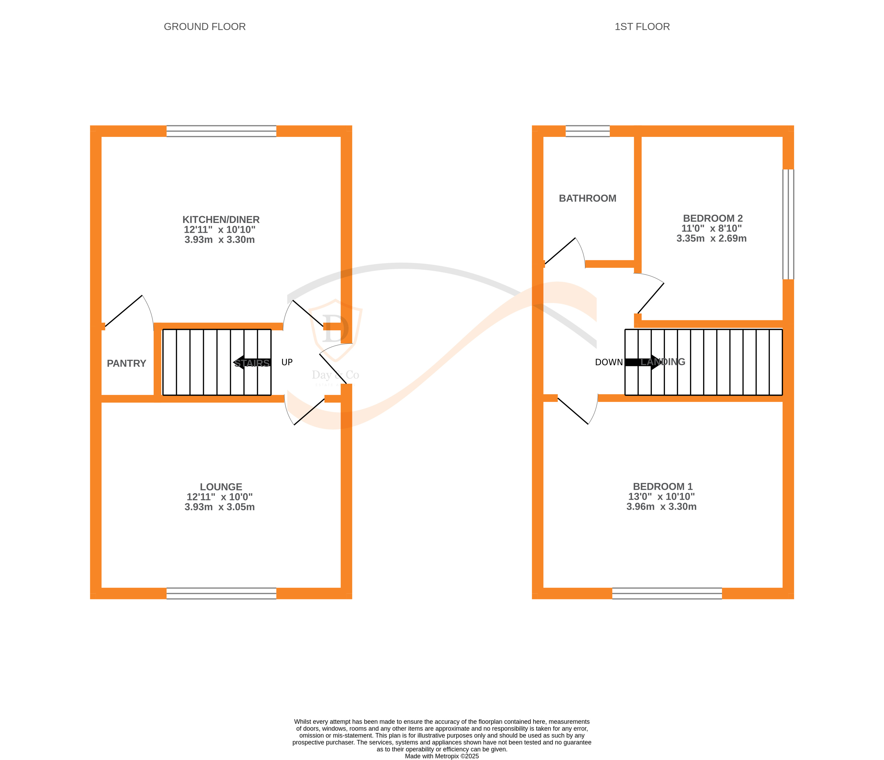 Floorplans For Broomhill Avenue, Keighley, West Yorkshire