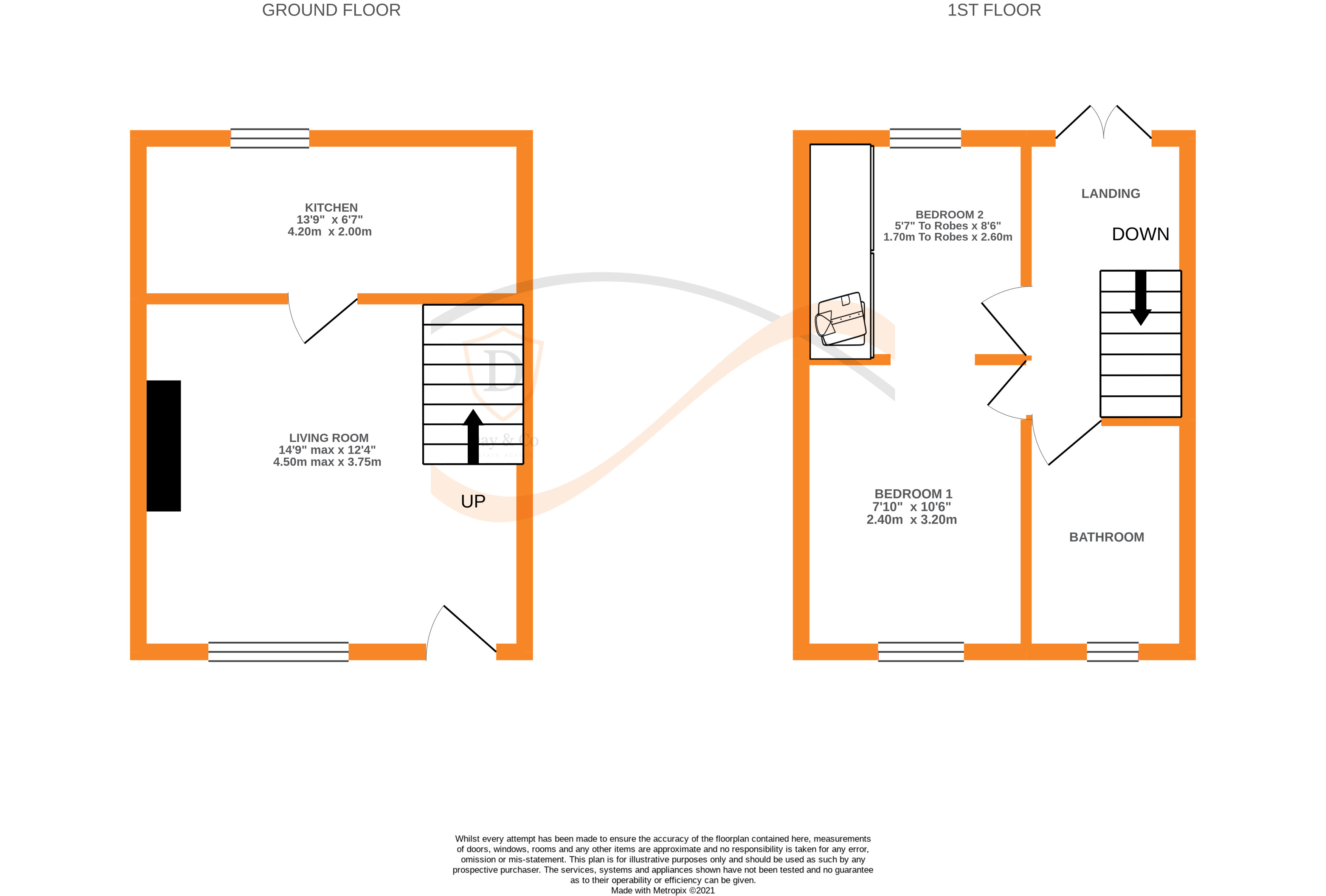 Floorplans For Oakworth, Keighley, West Yorkshire