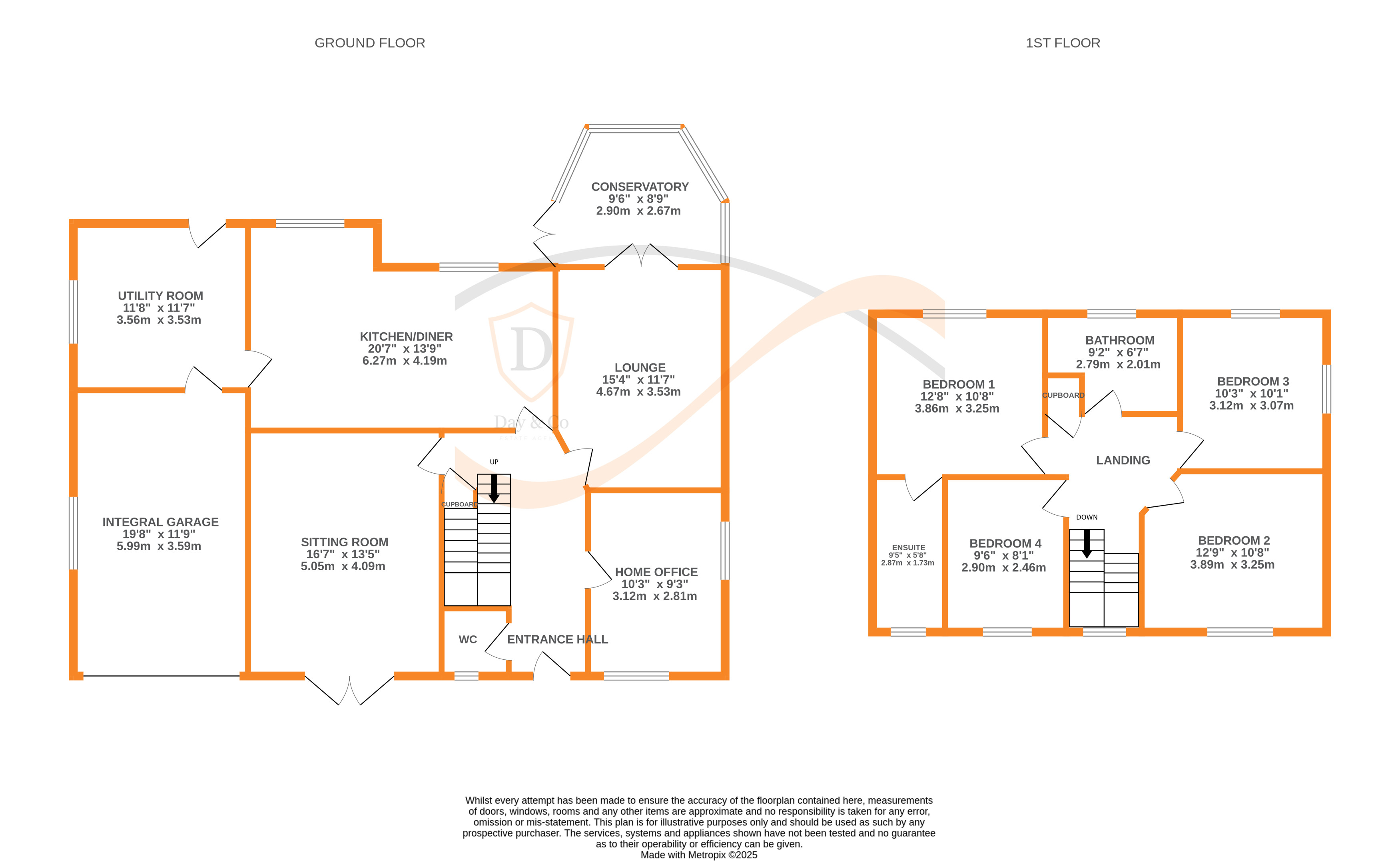 Floorplans For Random Close, Keighley, West Yorkshire