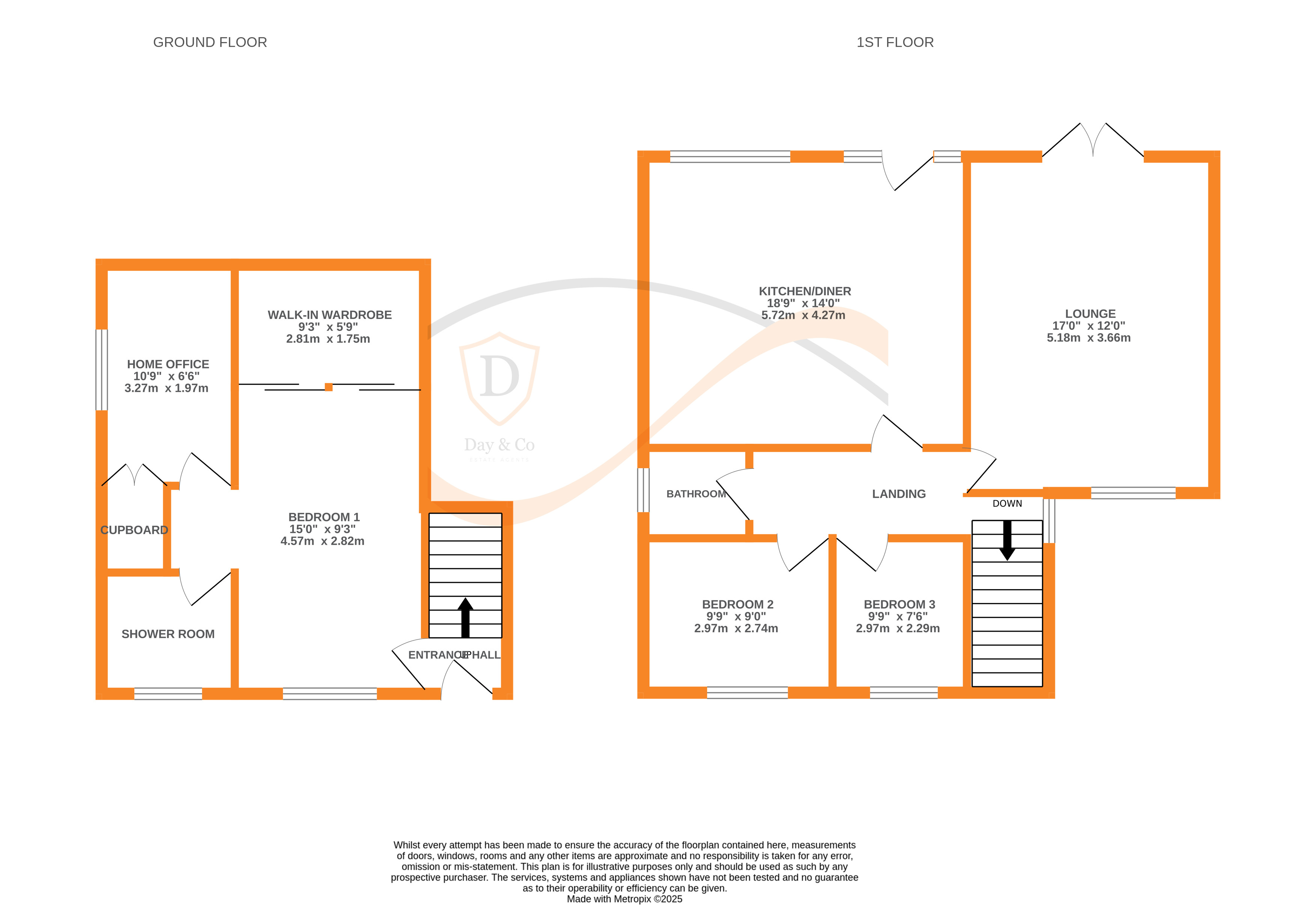 Floorplans For Spring Avenue, Keighley, West Yorkshire