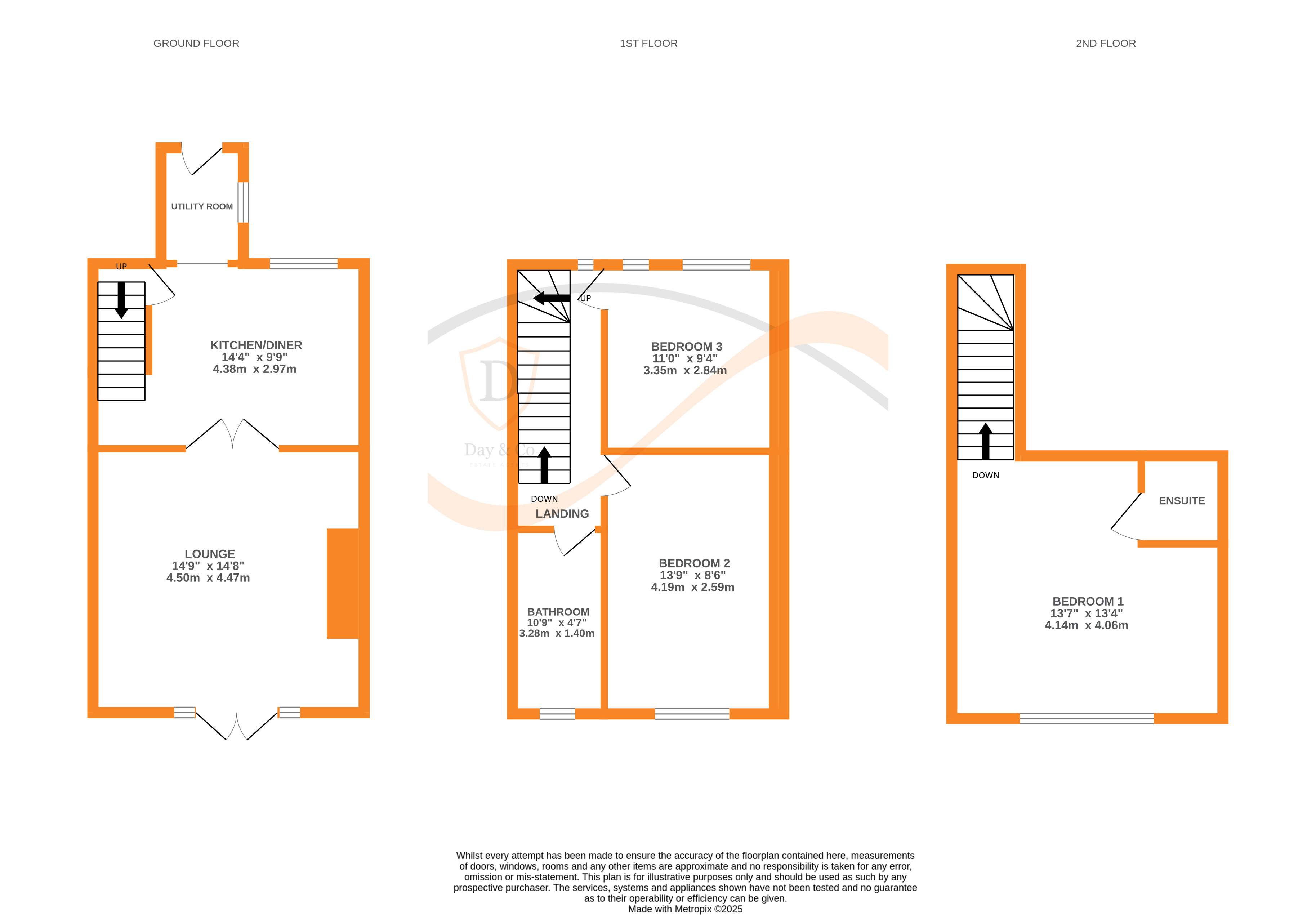 Floorplans For Oakworth, Keighley, West Yorkshire