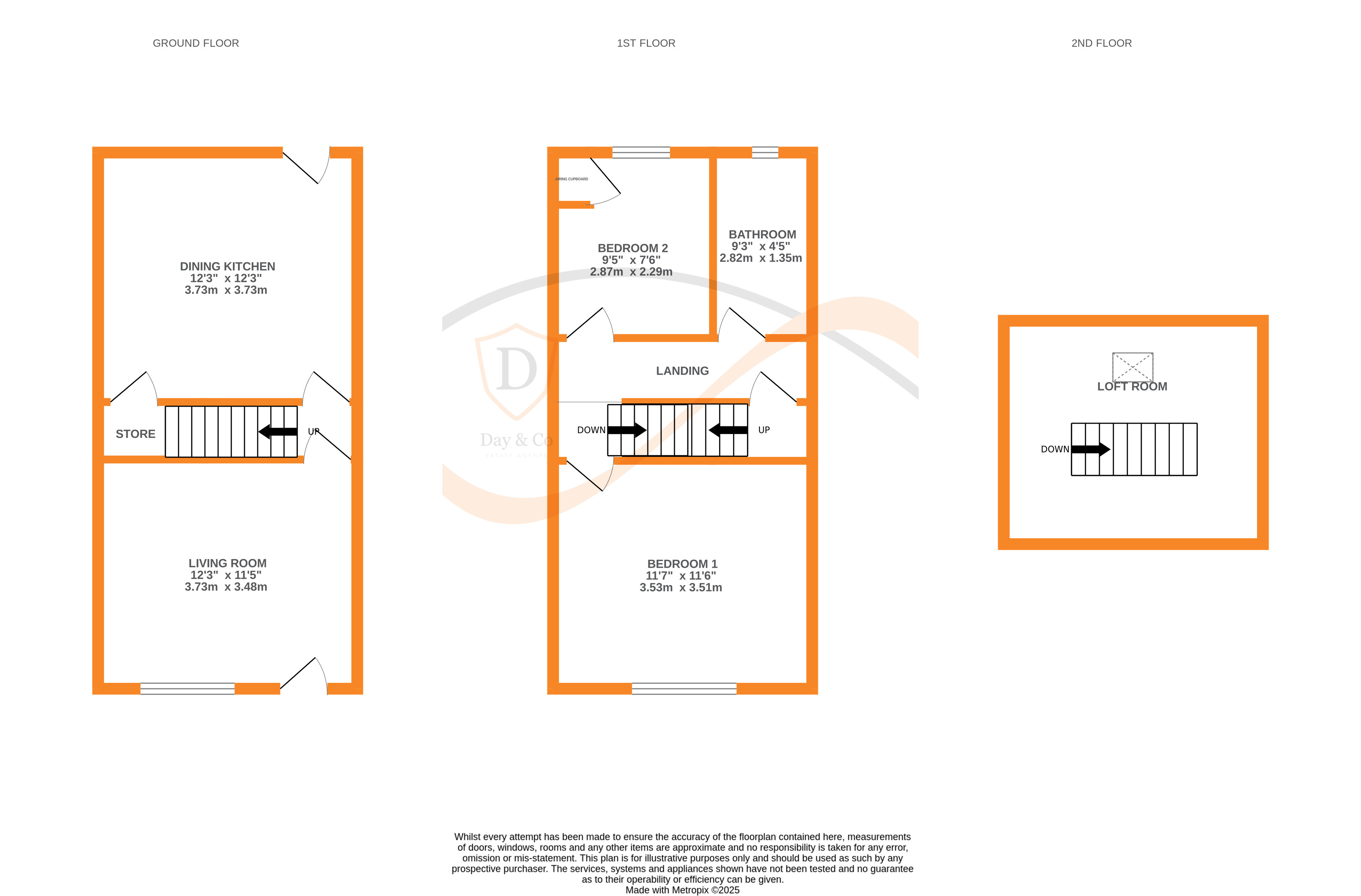 Floorplans For Oakworth, Keighley, West Yorkshire