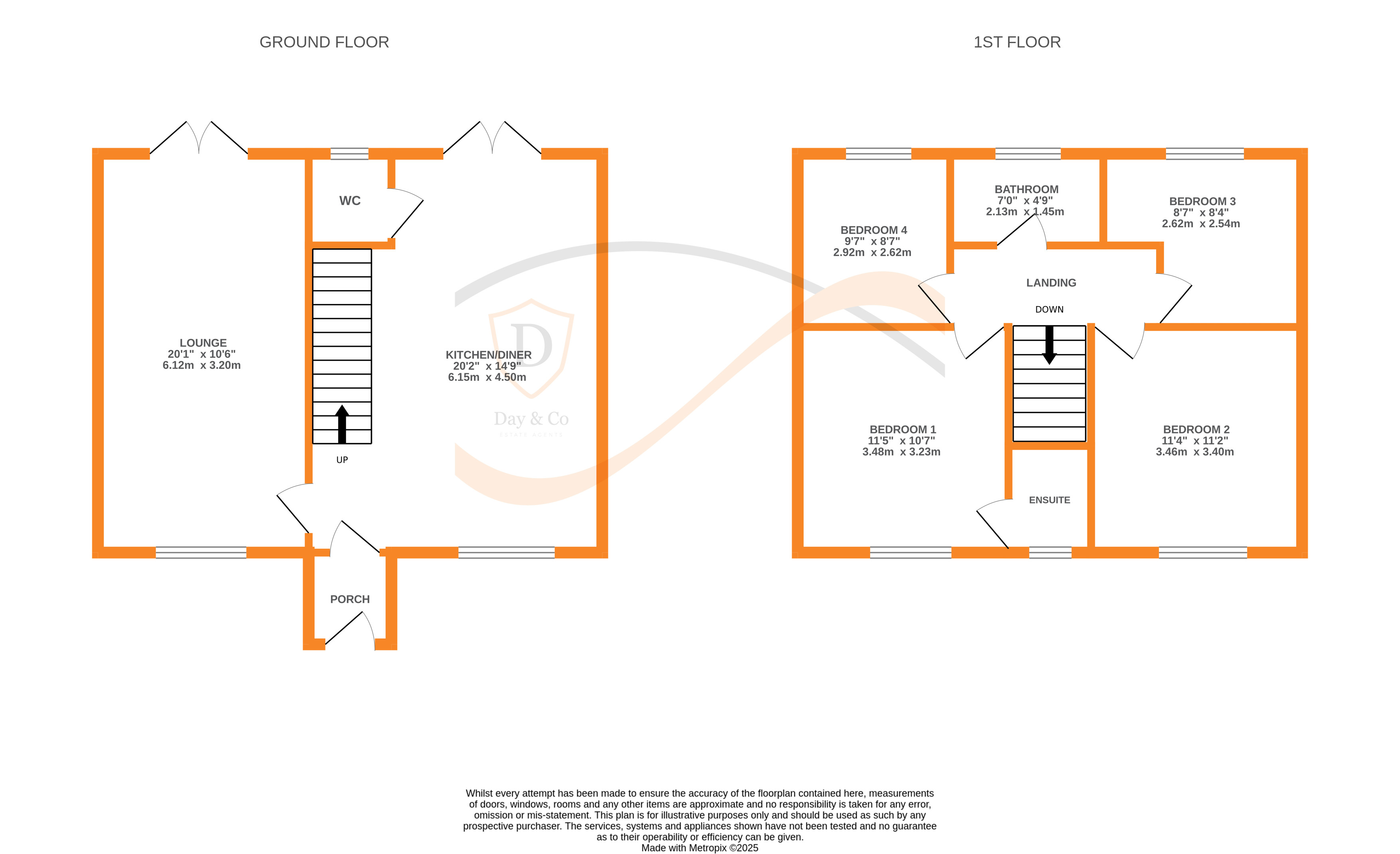 Floorplans For Oakworth, Keighley, West Yorkshire