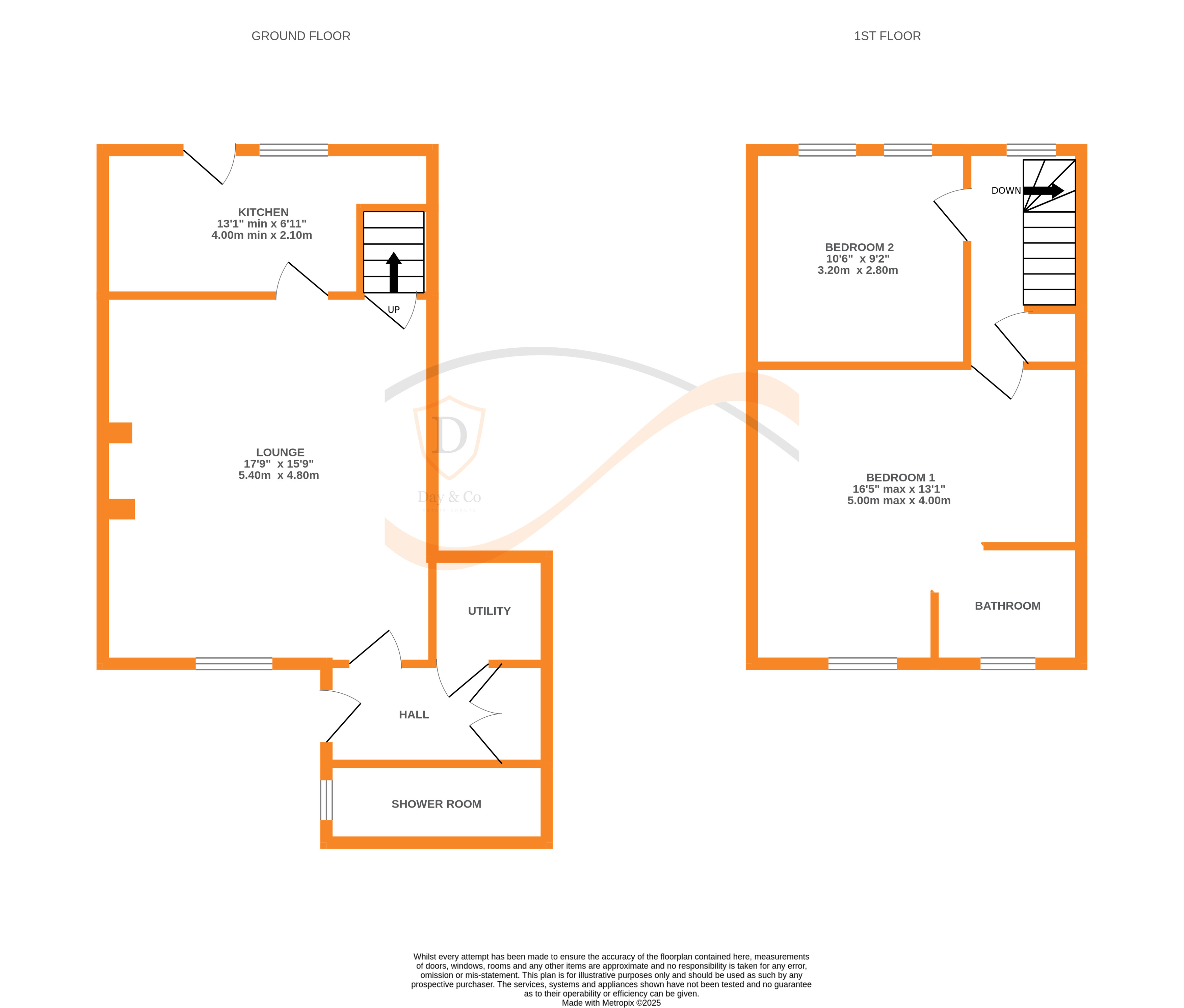 Floorplans For Oakworth, Keighley, West Yorkshire