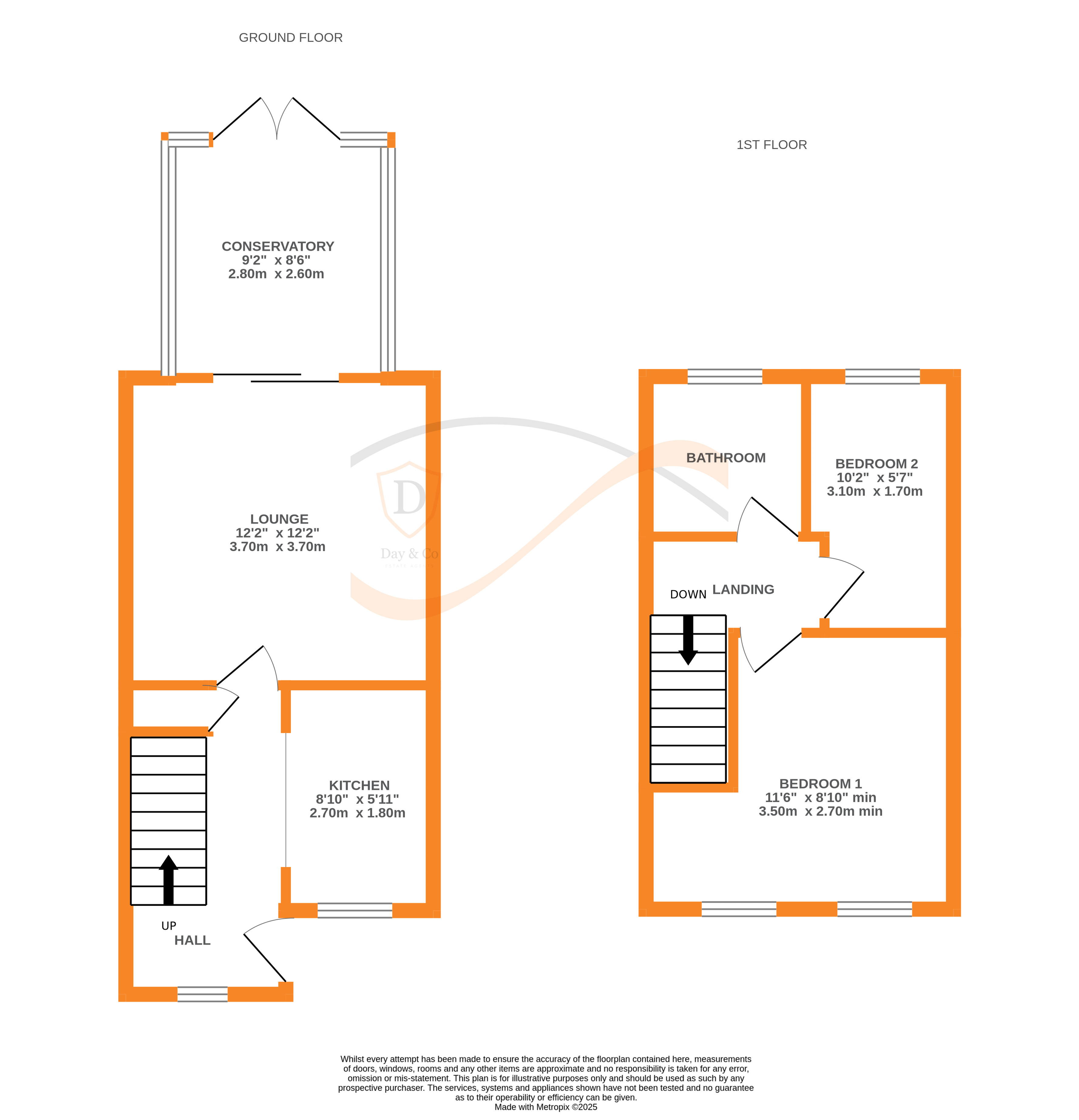 Floorplans For Redwood Close, Keighley, West Yorkshire