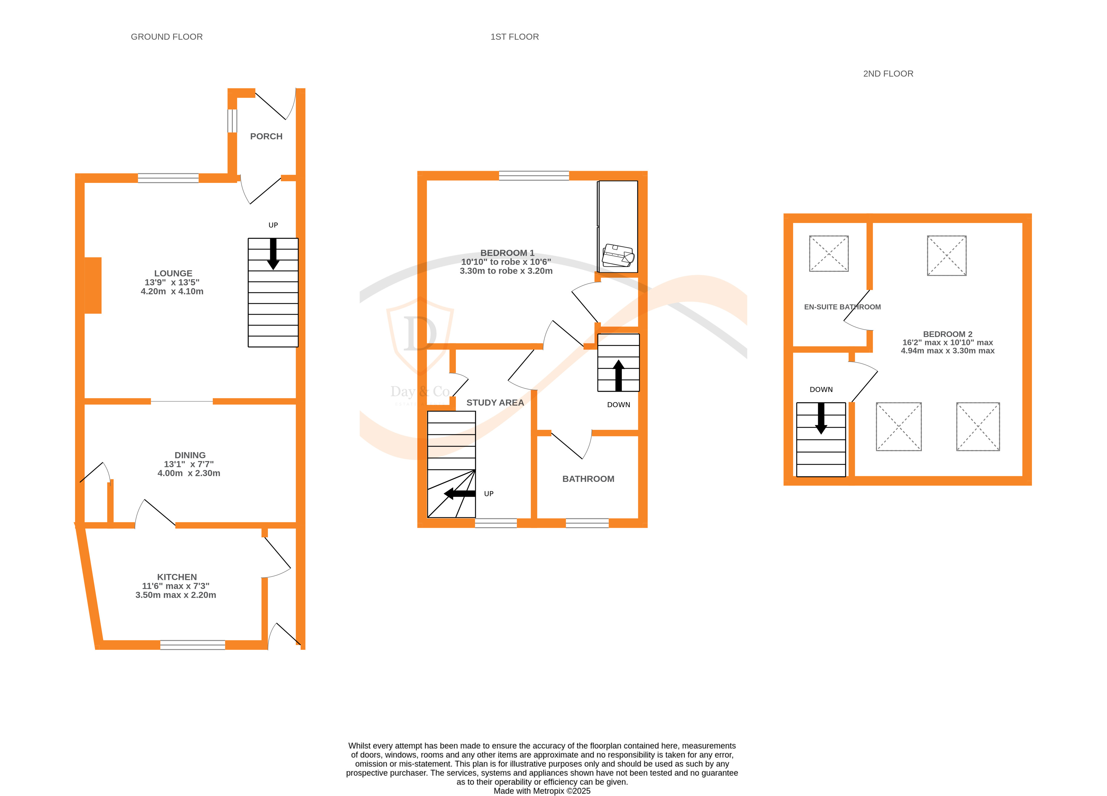 Floorplans For Oakworth, Keighley, West Yorkshire