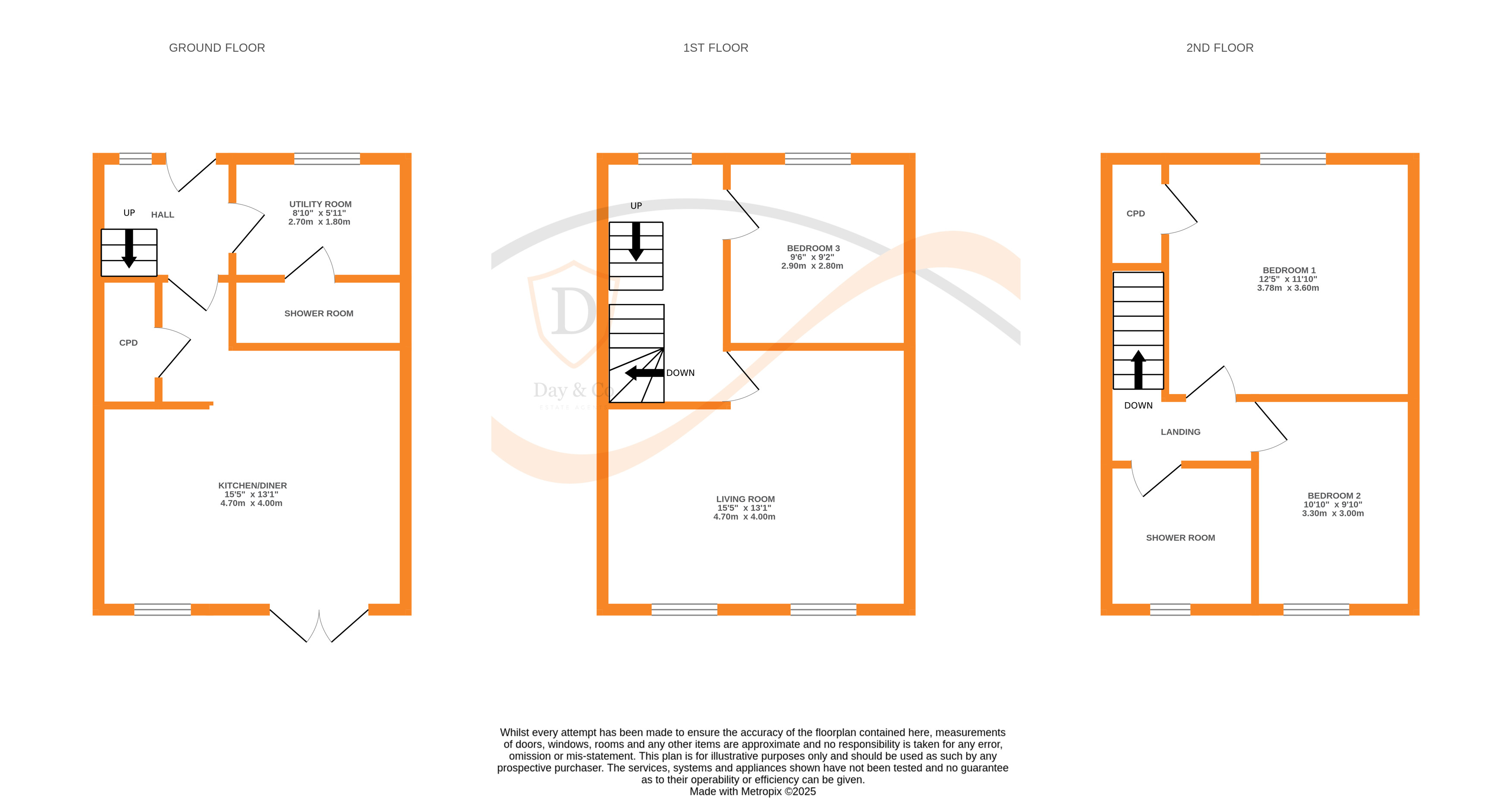 Floorplans For Baileys Croft, Keighley, West Yorkshire