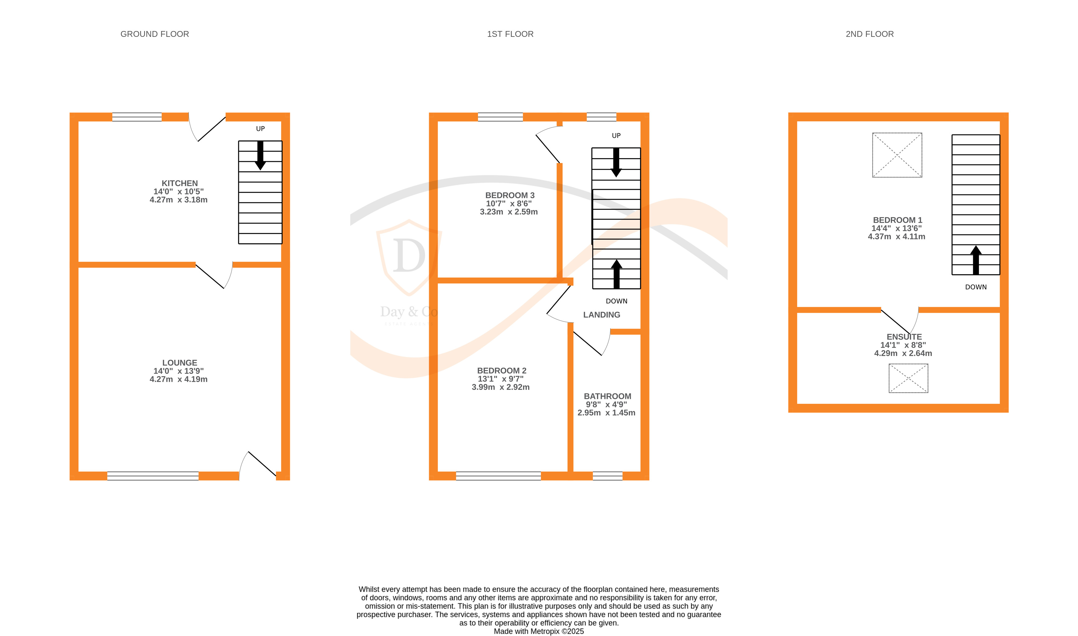 Floorplans For Oakworth, Keighley, West Yorkshire