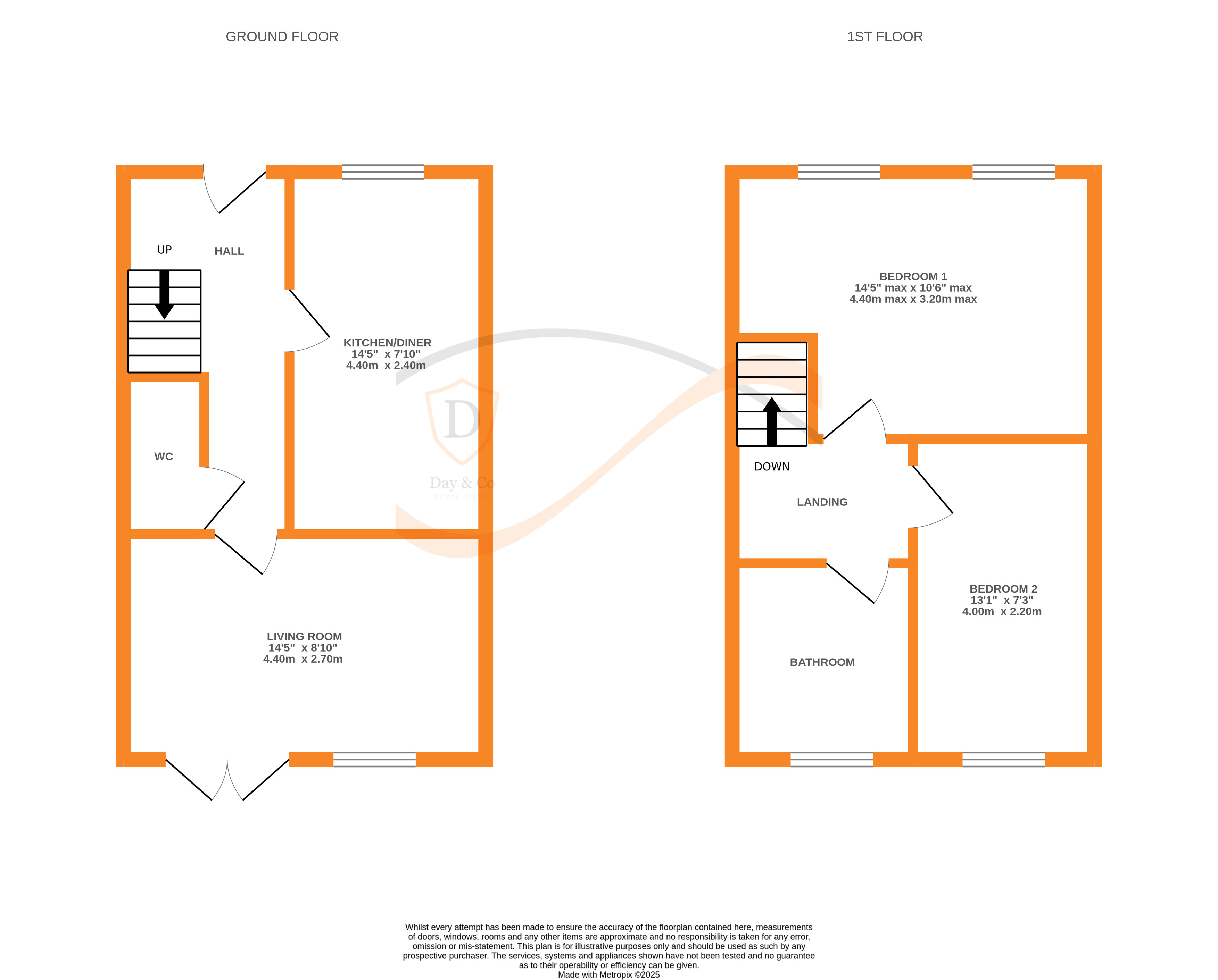 Floorplans For Oakmoor Avenue, Keighley, West Yorkshire
