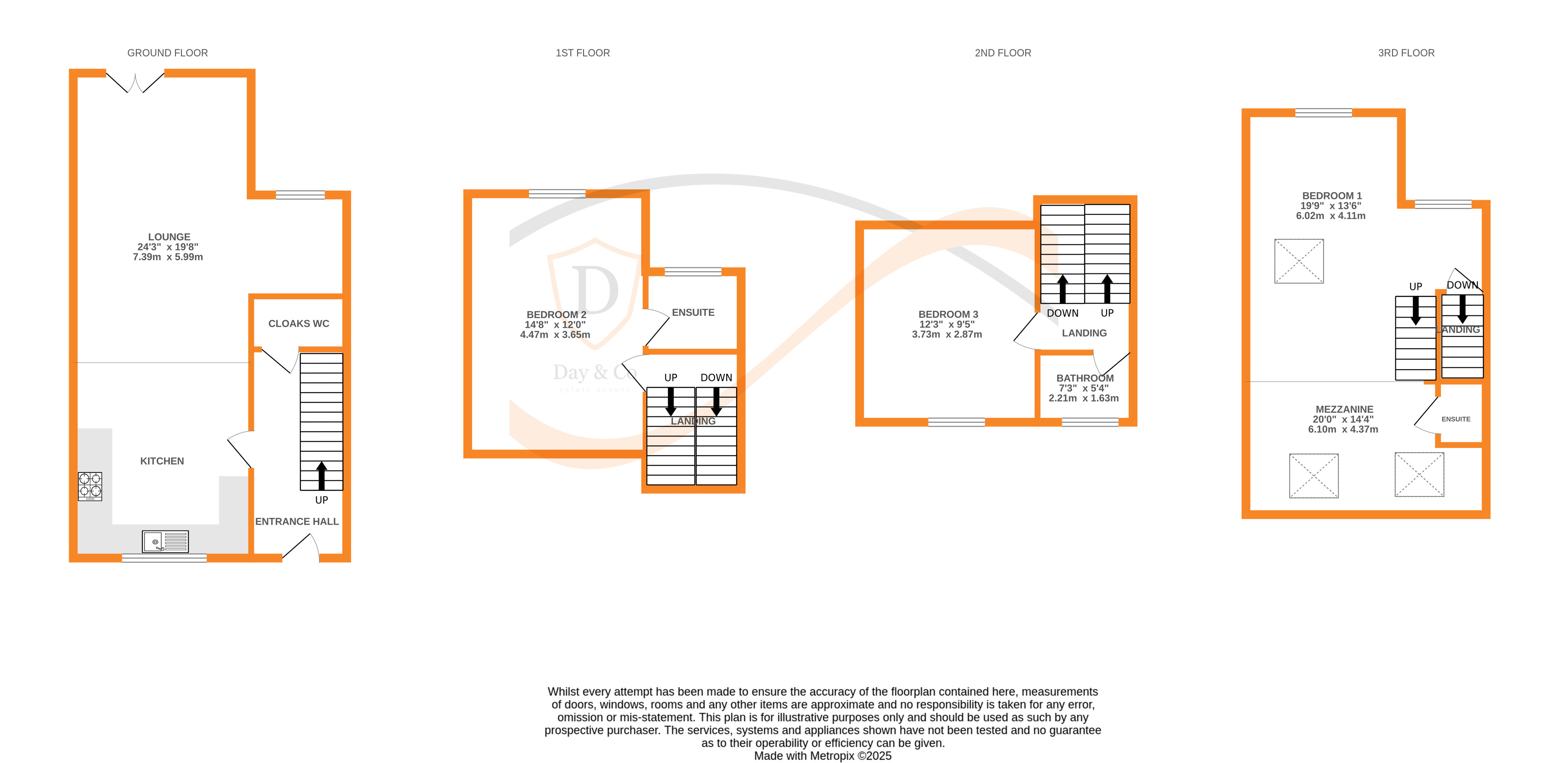 Floorplans For Oakworth, Keighley, West Yorkshire