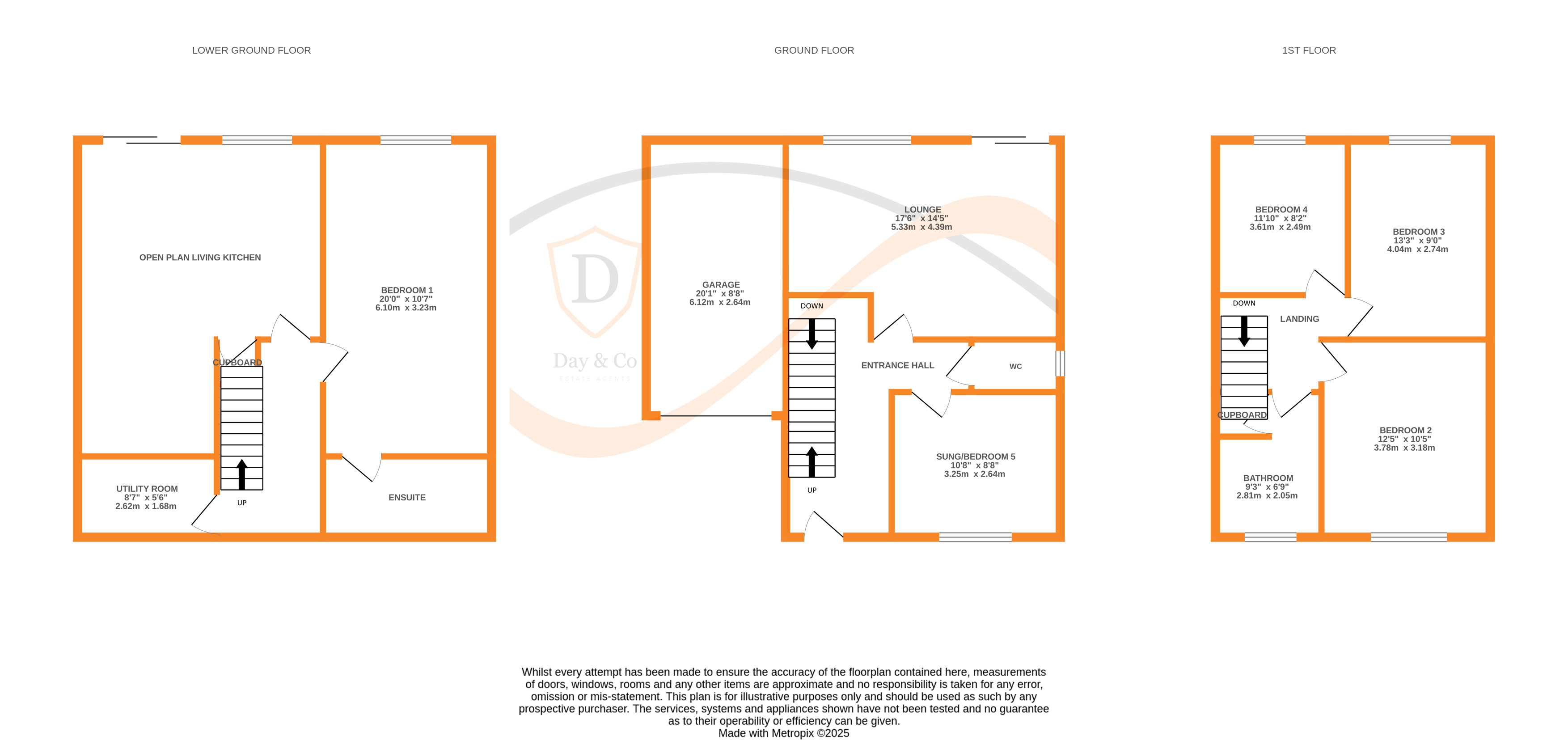 Floorplans For High Pastures, Keighley, West Yorkshire