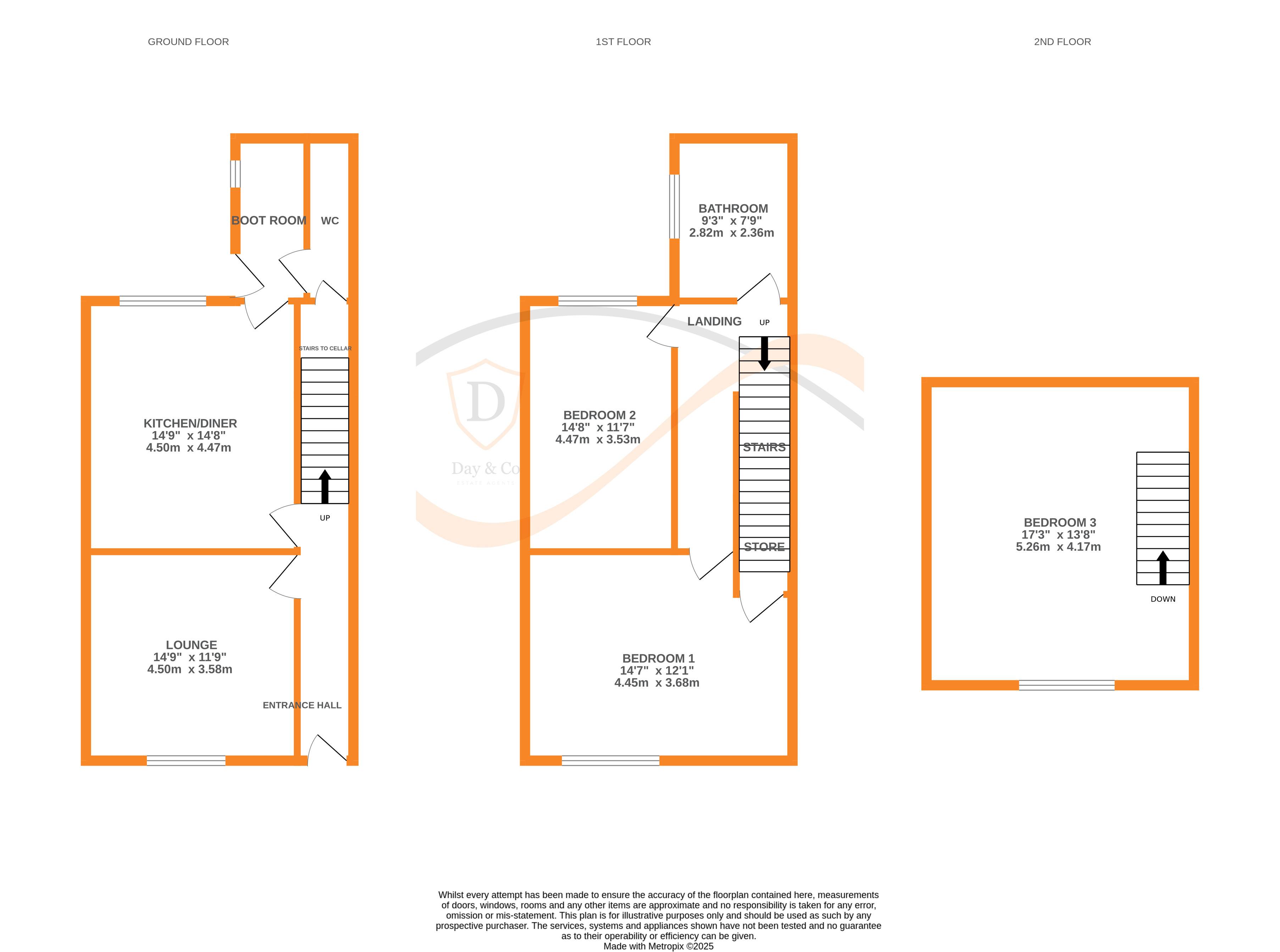 Floorplans For Oakworth, Keighley, West Yorkshire