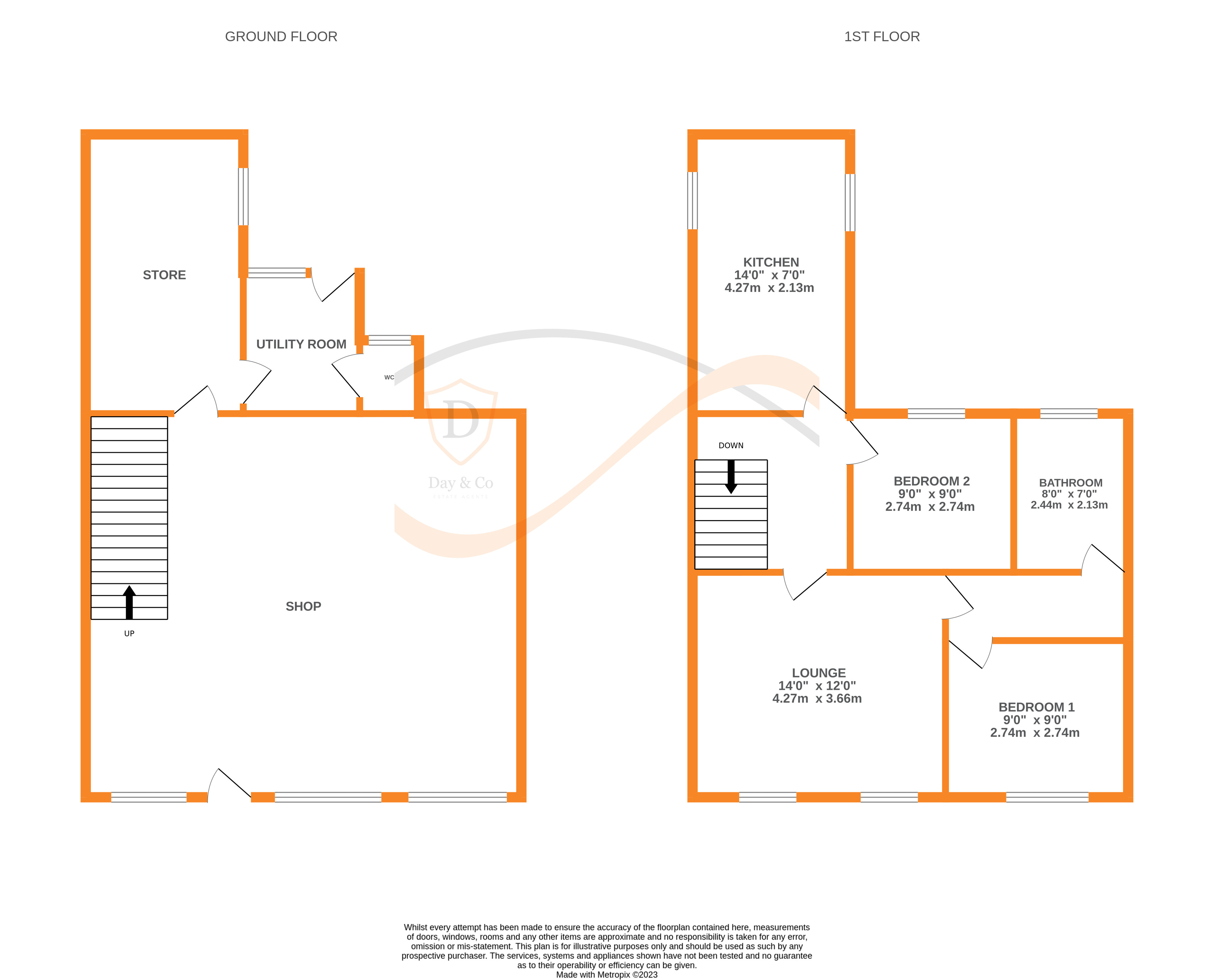 Floorplans For Oakworth, Keighley, West Yorkshire
