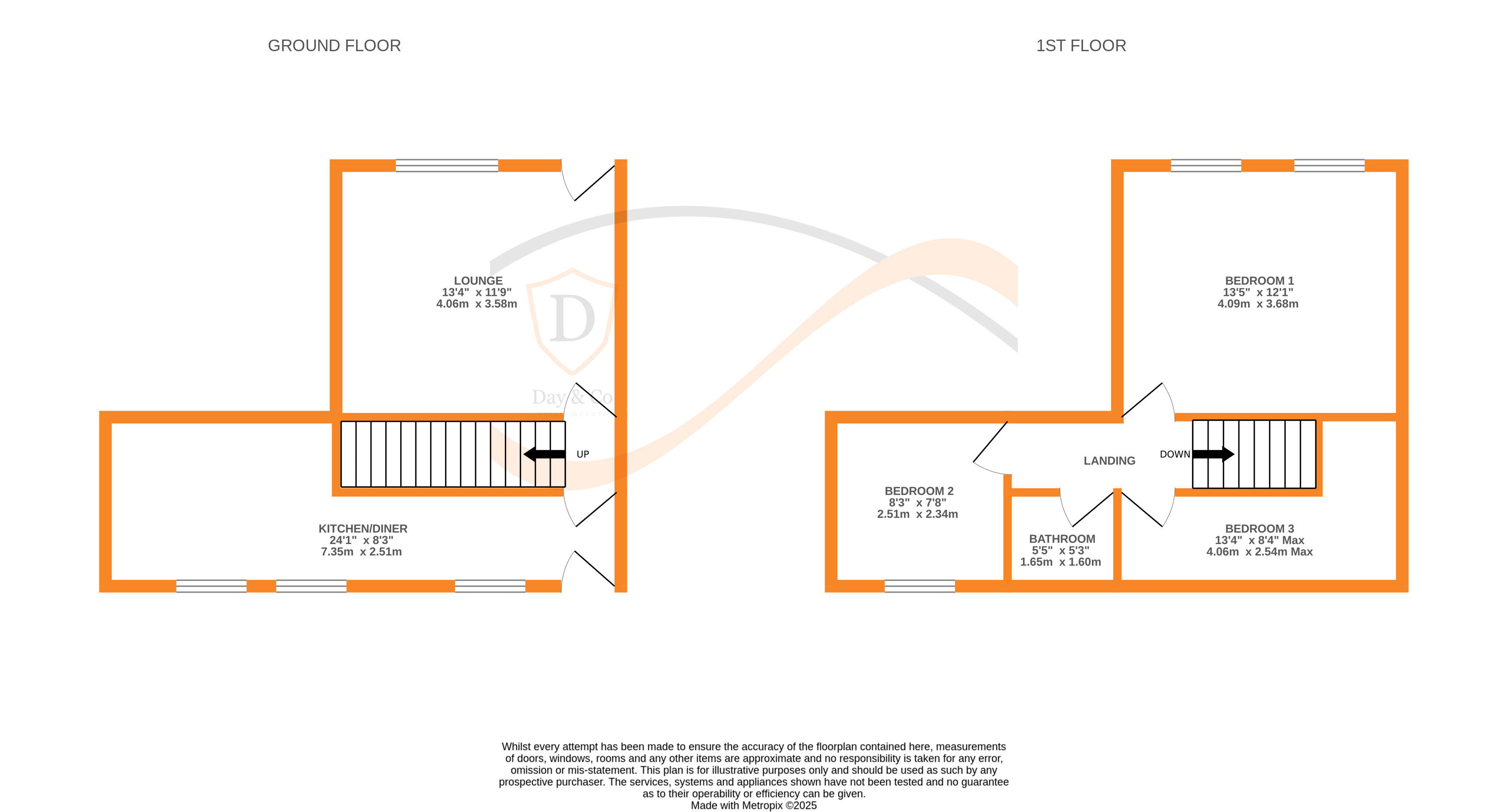 Floorplans For Oakworth, Keighley, West Yorkshire