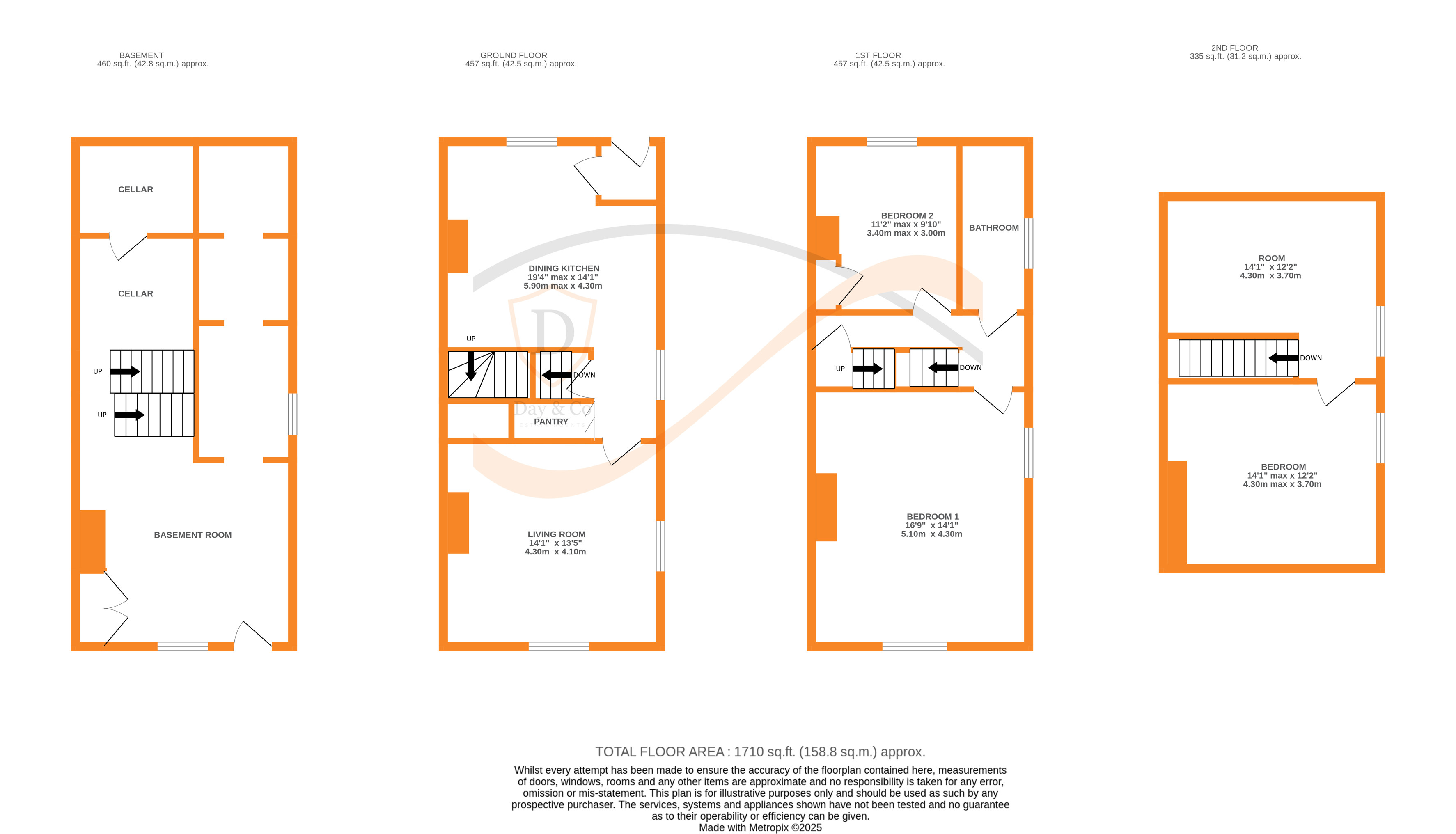 Floorplans For Haworth, Keighley, West Yorkshire
