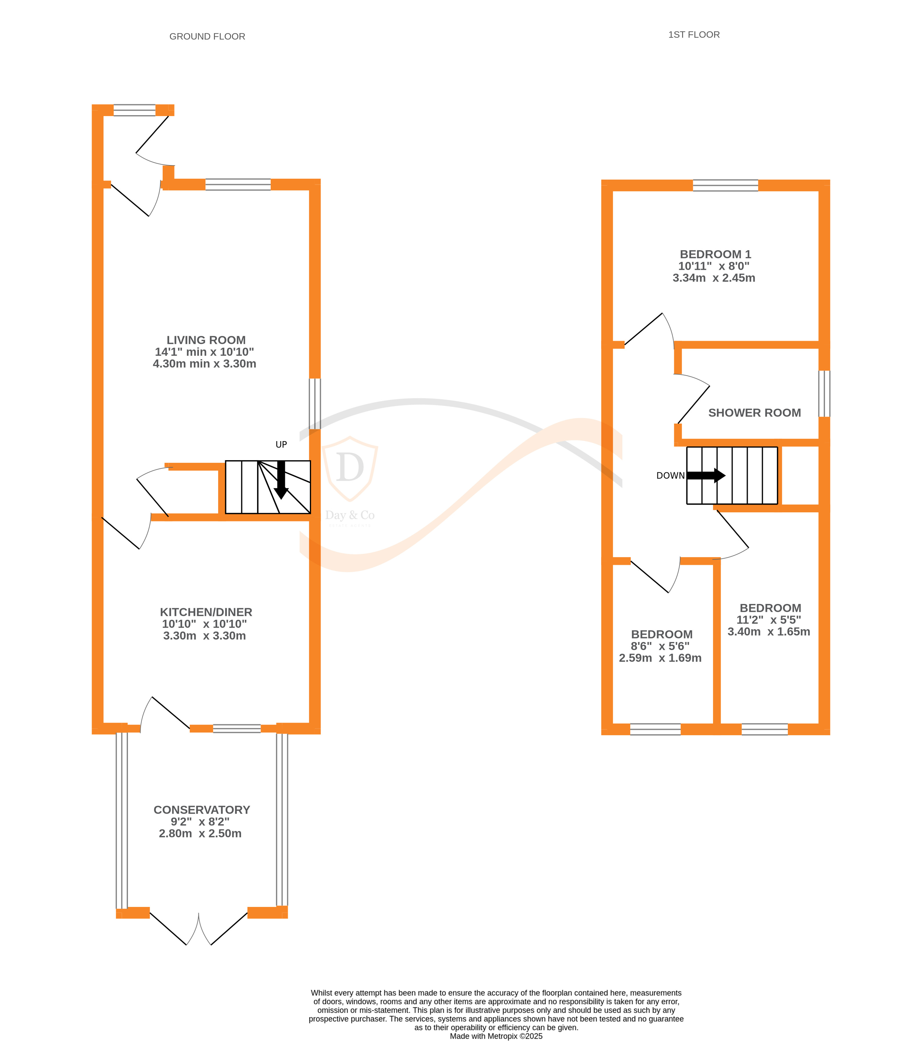 Floorplans For Shire Close, Bradford, West Yorkshire