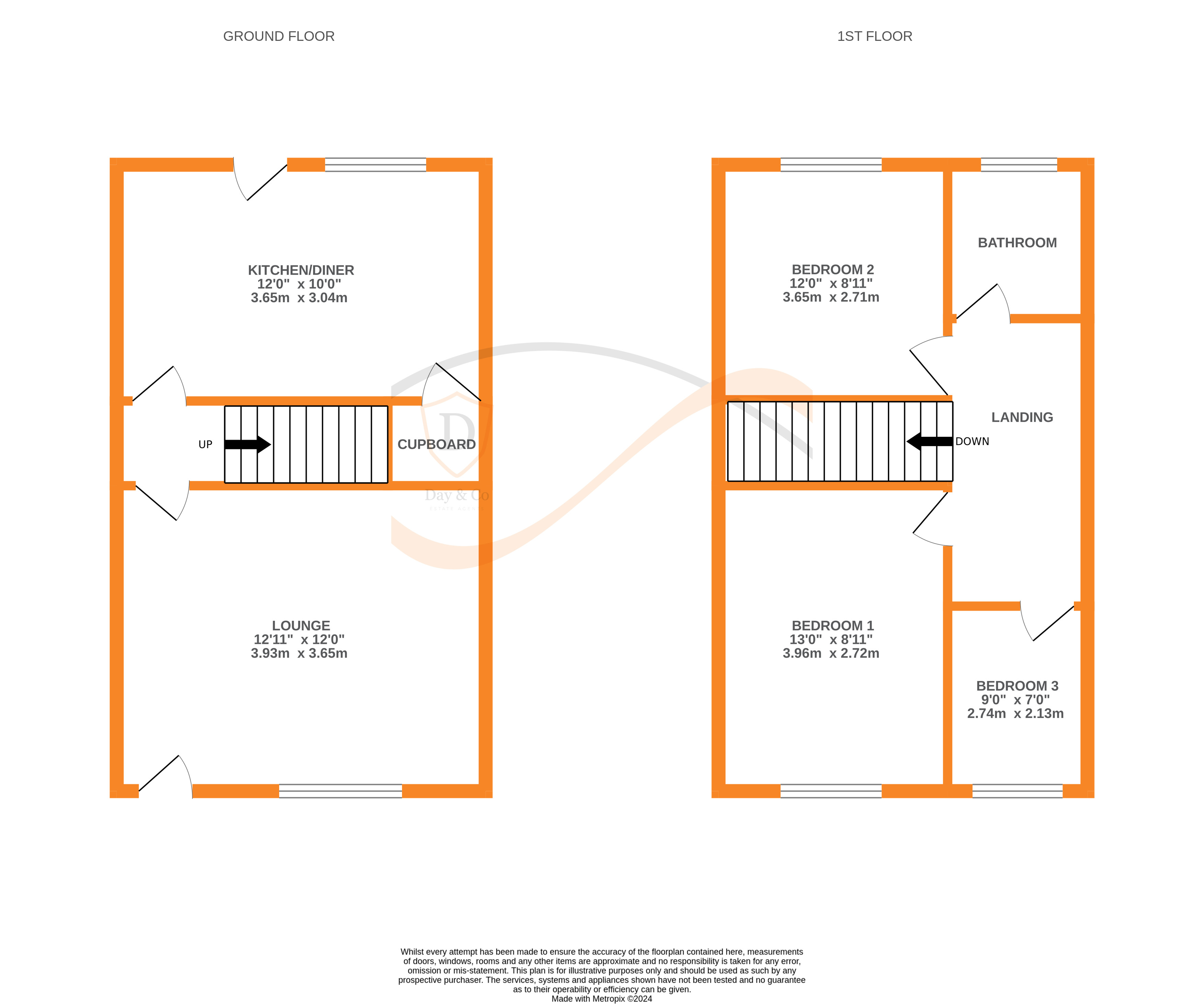 Floorplans For Sunnyhill Avenue, Keighley, West Yorkshire