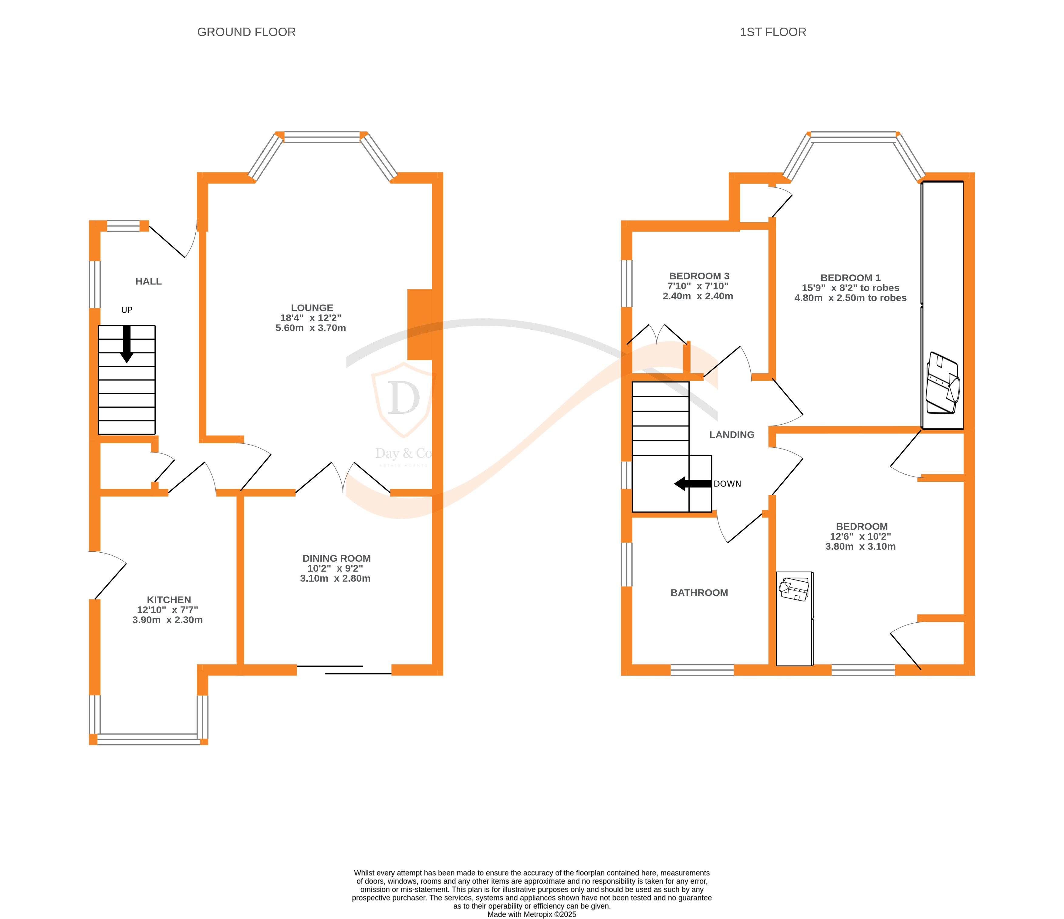 Floorplans For Oakworth, Keighley, West Yorkshire