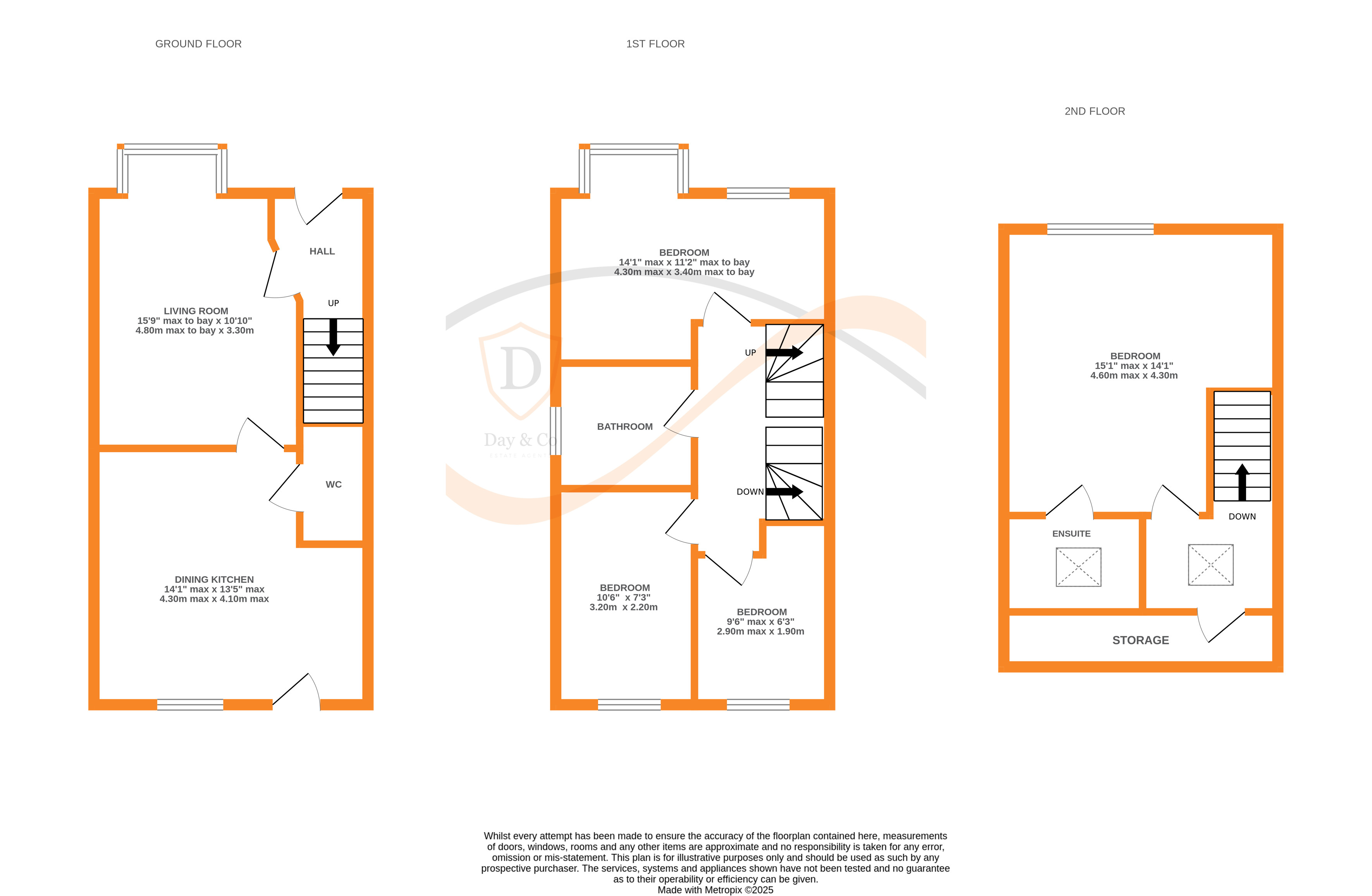 Floorplans For Wyngarth Rise, Keighley, West Yorkshire