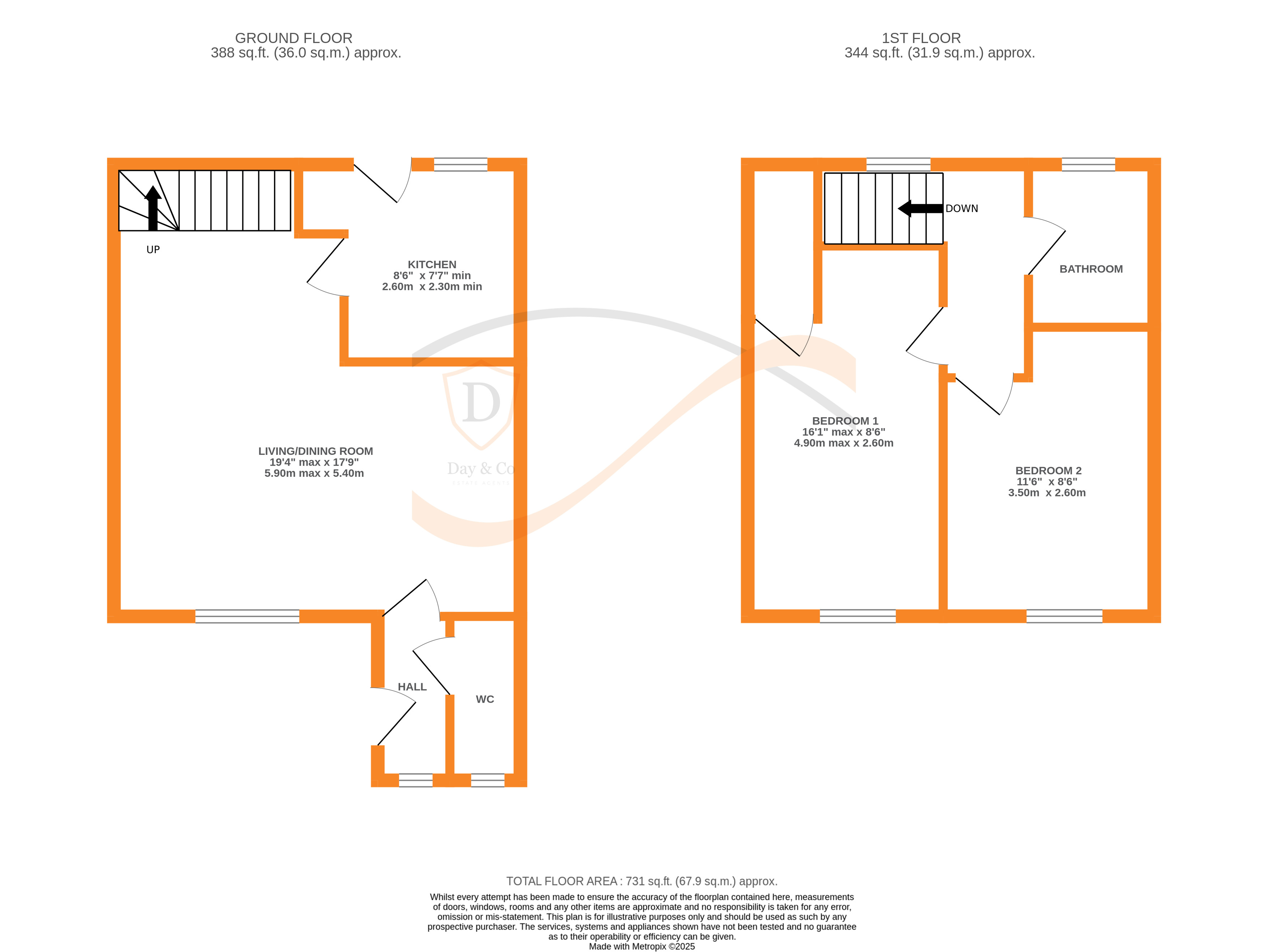 Floorplans For Pepper Hill Lea, Keighley, West Yorkshire