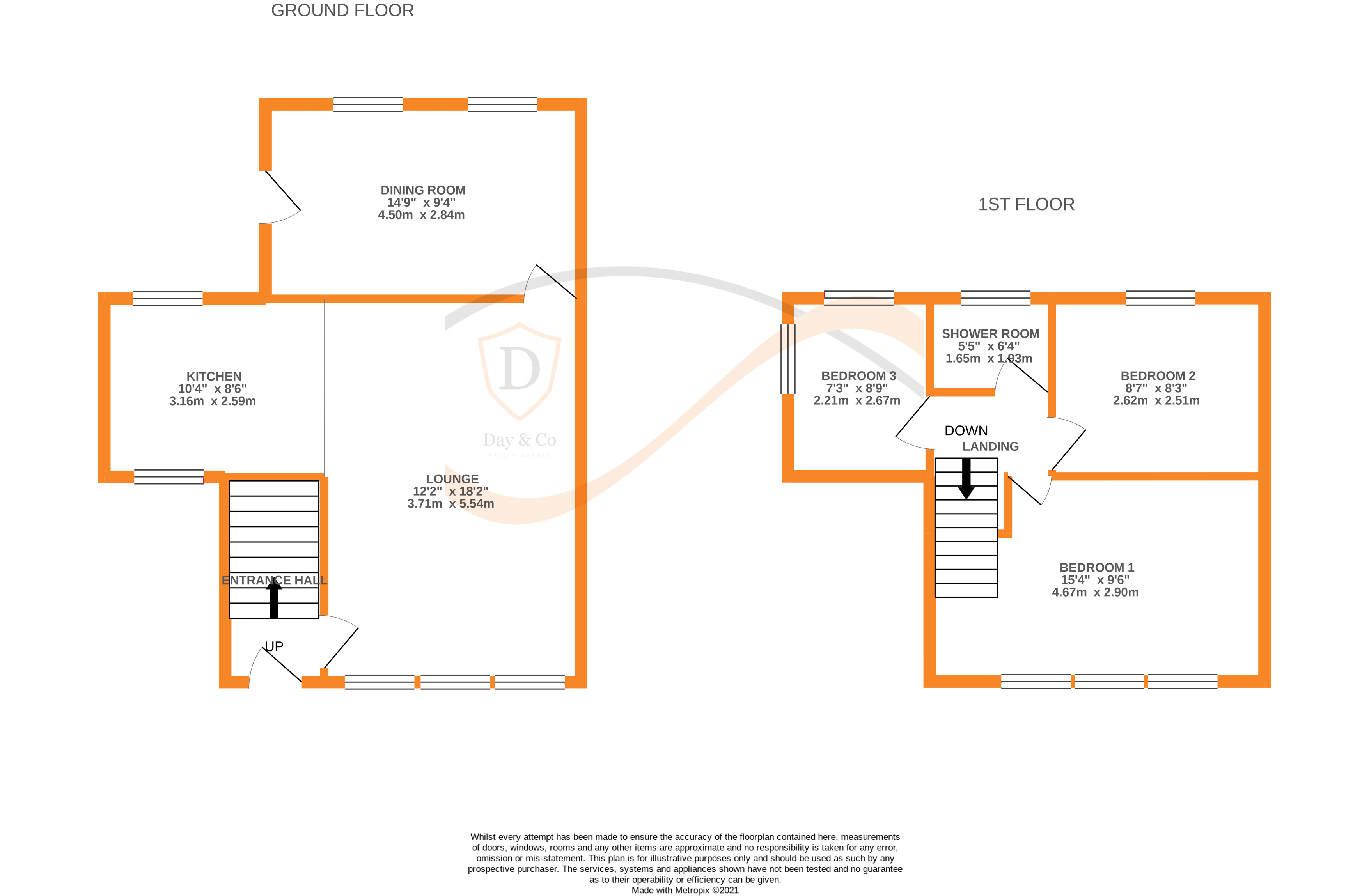 Floorplans For Exley Head, Keighley, West Yorkshire