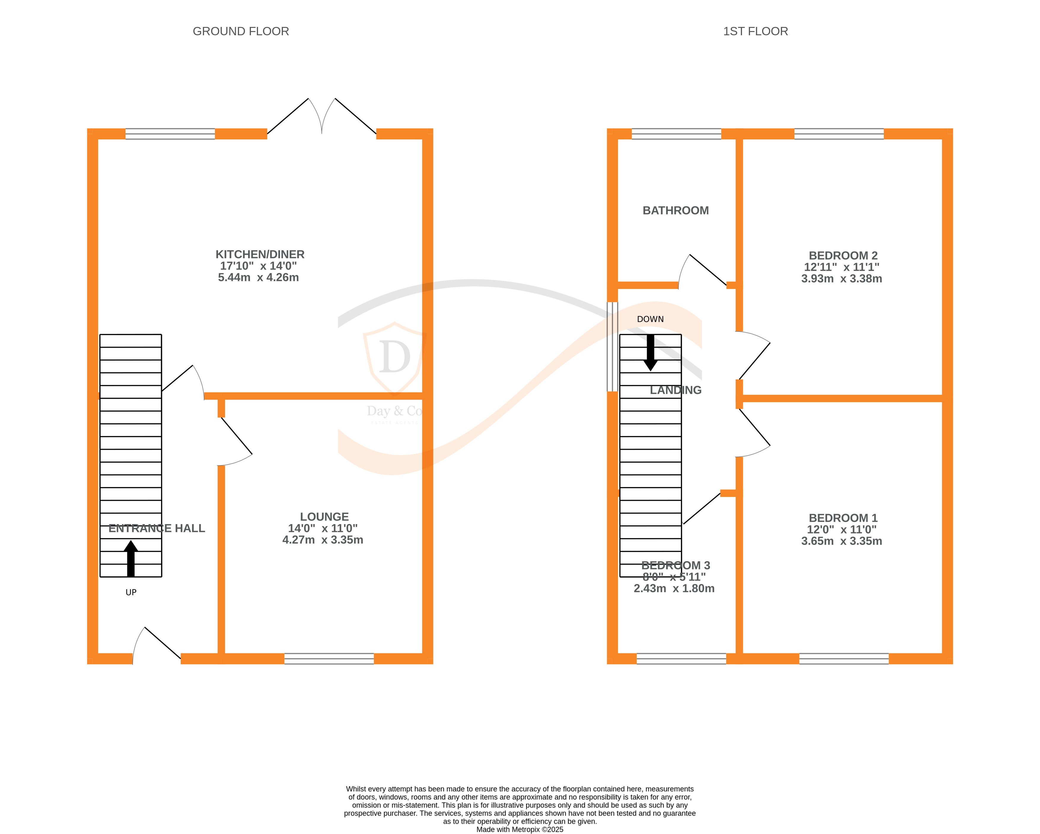 Floorplans For Oakworth, Keighley, West Yorkshire