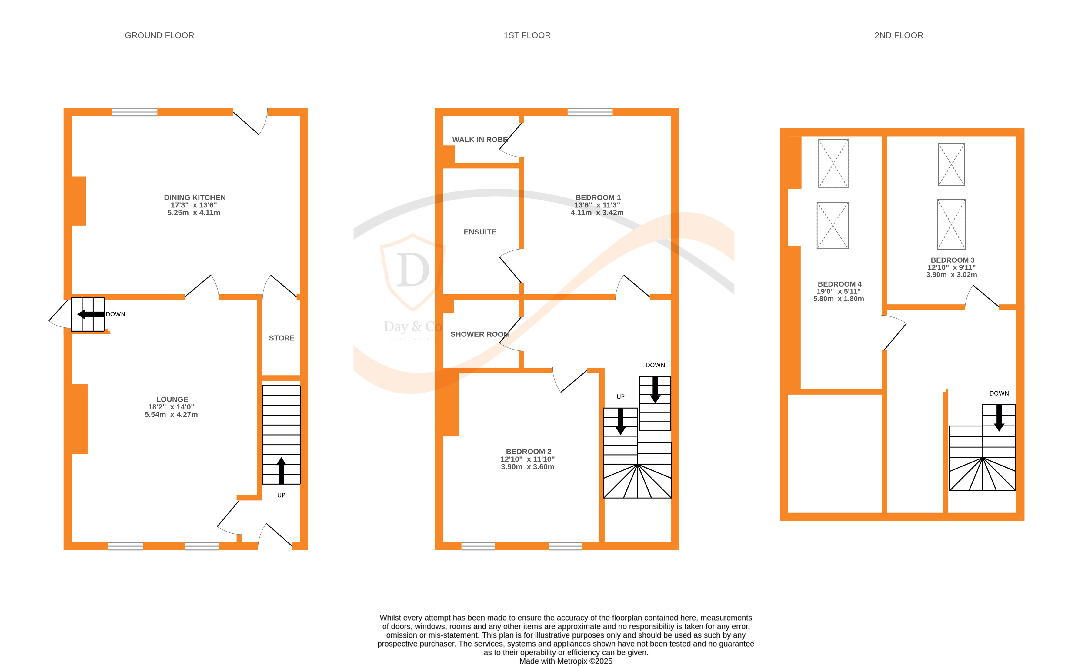 Floorplans For Cullingworth, Bradford, West Yorkshire