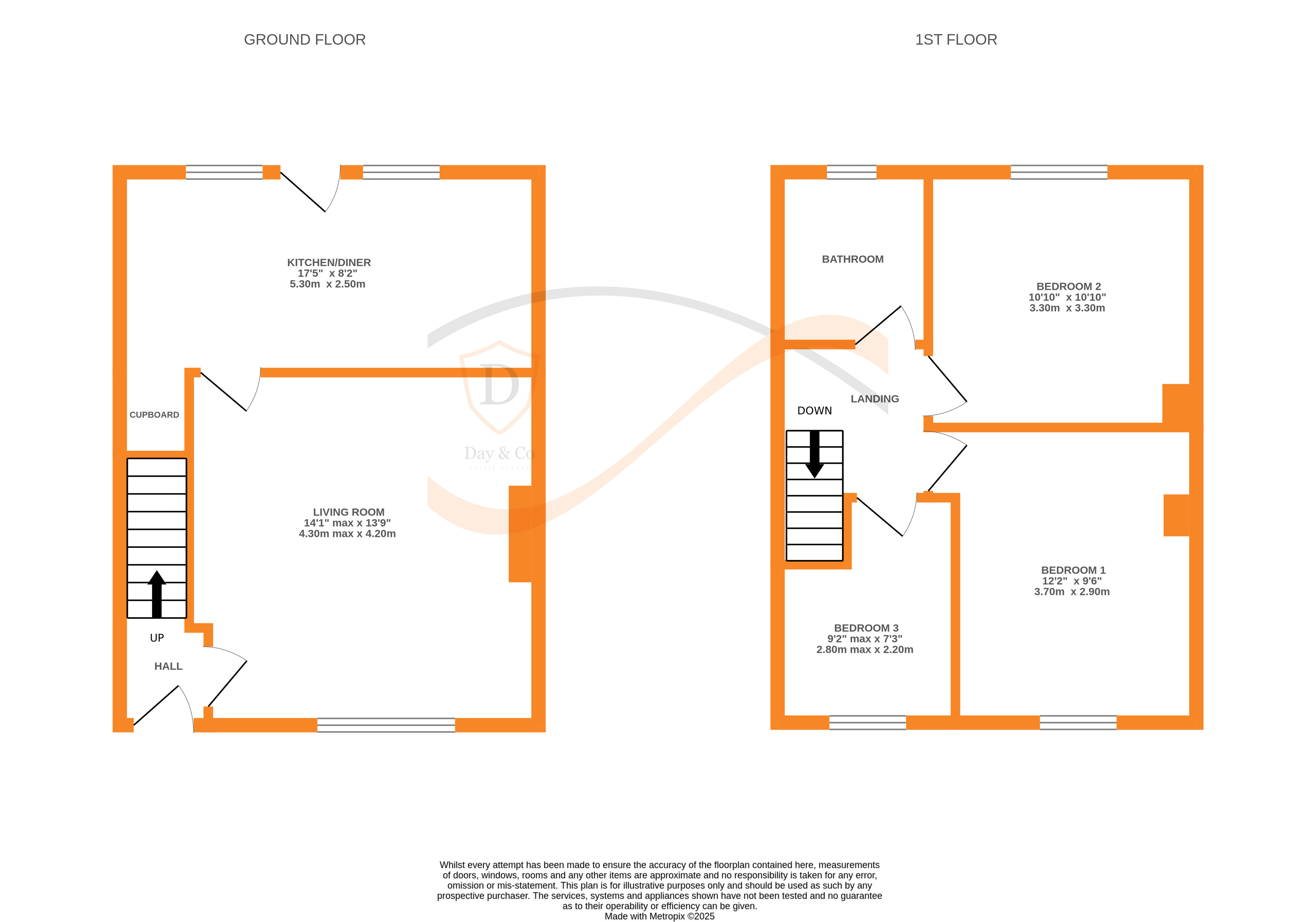 Floorplans For Broomhill Grove, Keighley, West Yorkshire