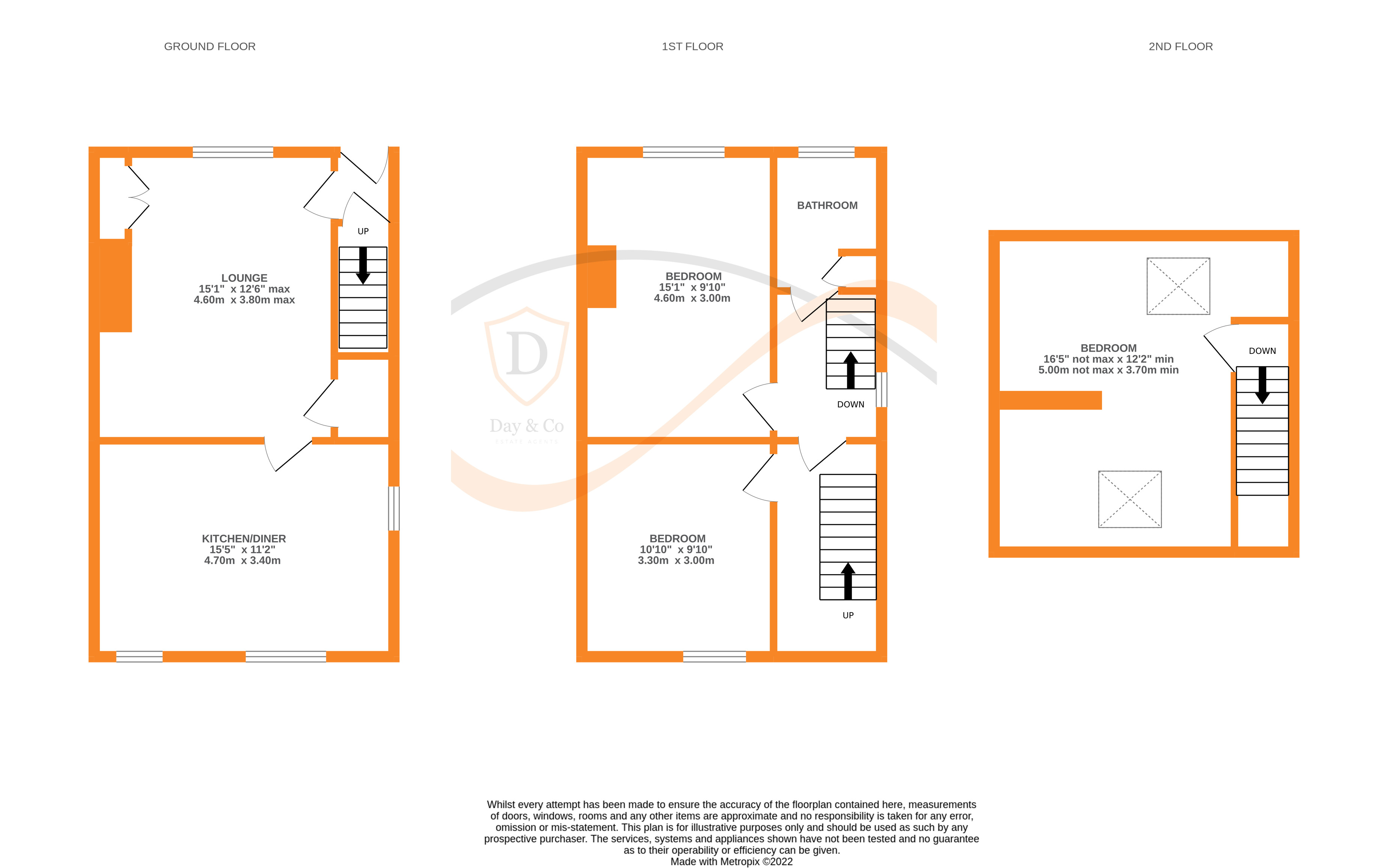 Floorplans For Oakworth, Keighley, West Yorkshire