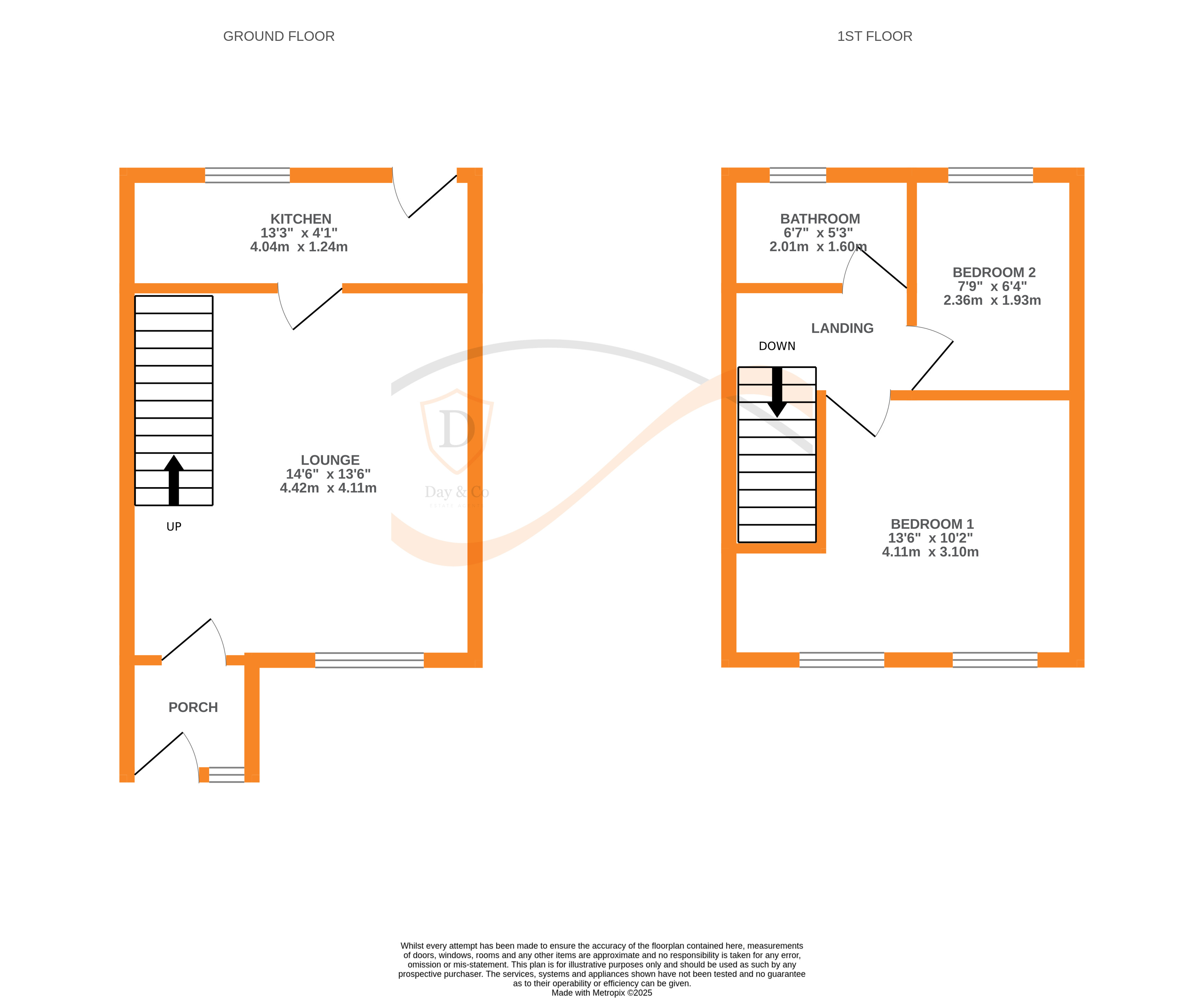 Floorplans For Oakworth, Keighley, West Yorkshire