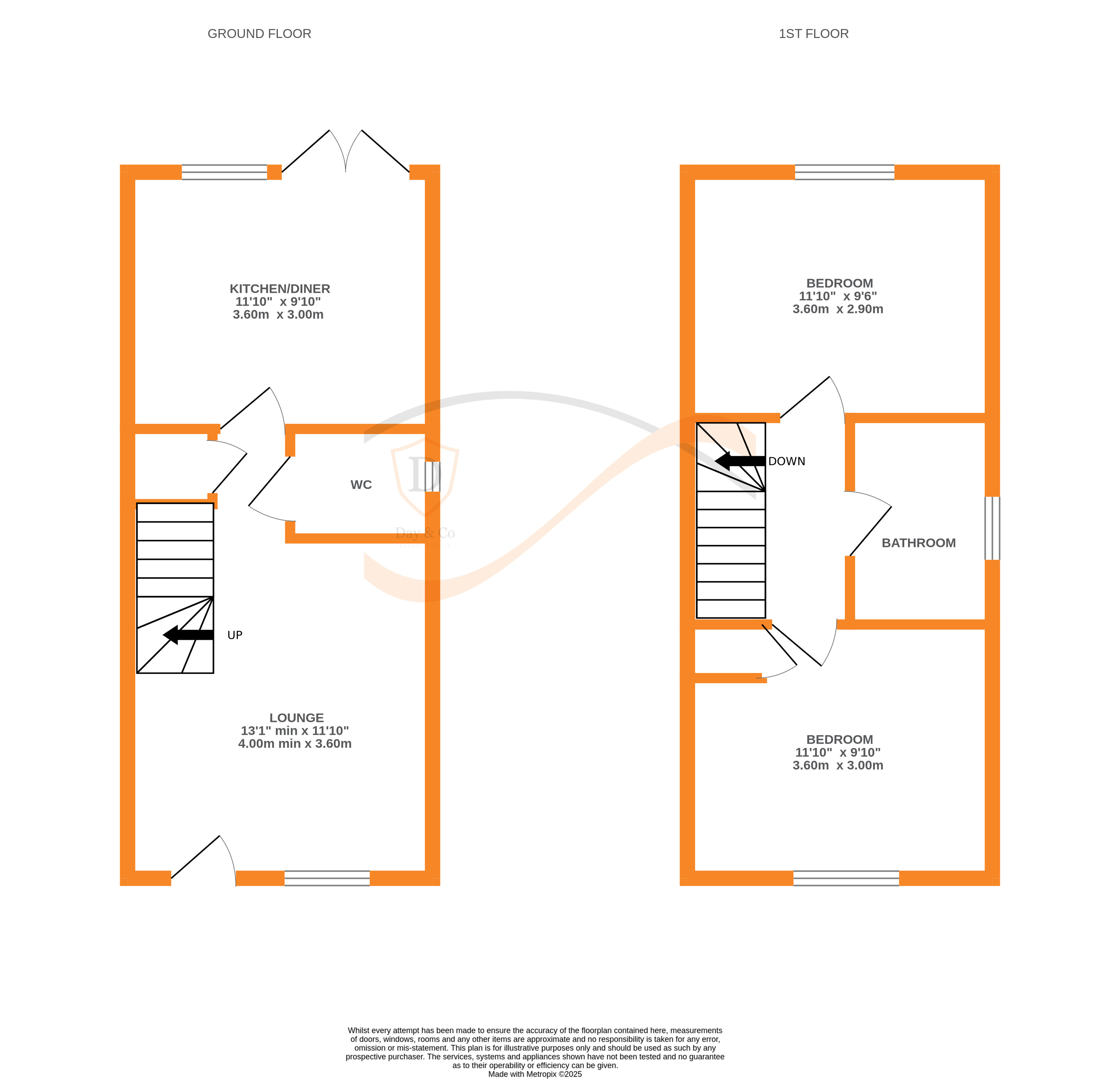 Floorplans For Oakworth, Keighley, West Yorkshire