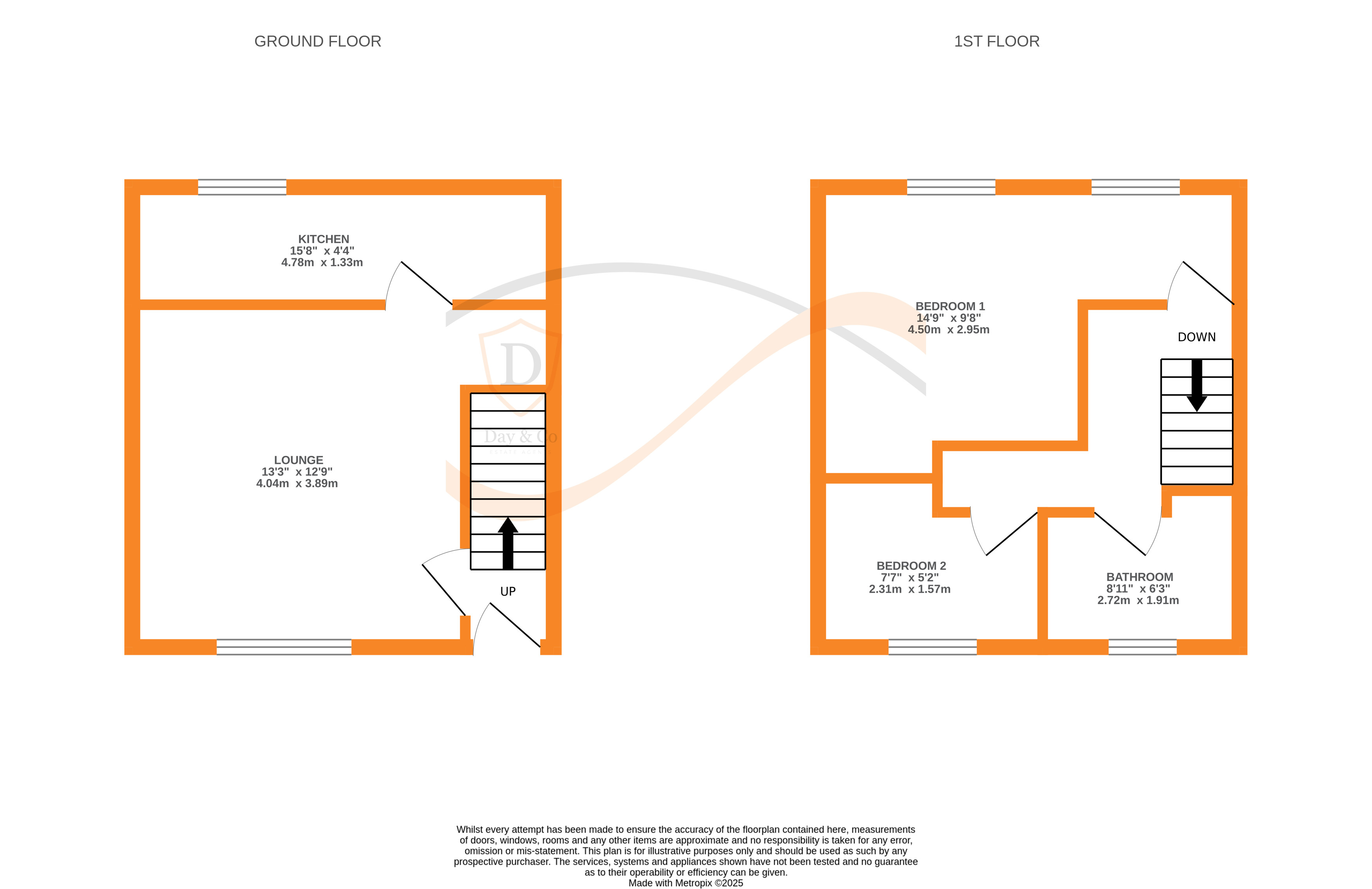 Floorplans For Oakworth, Keighley, West Yorkshire