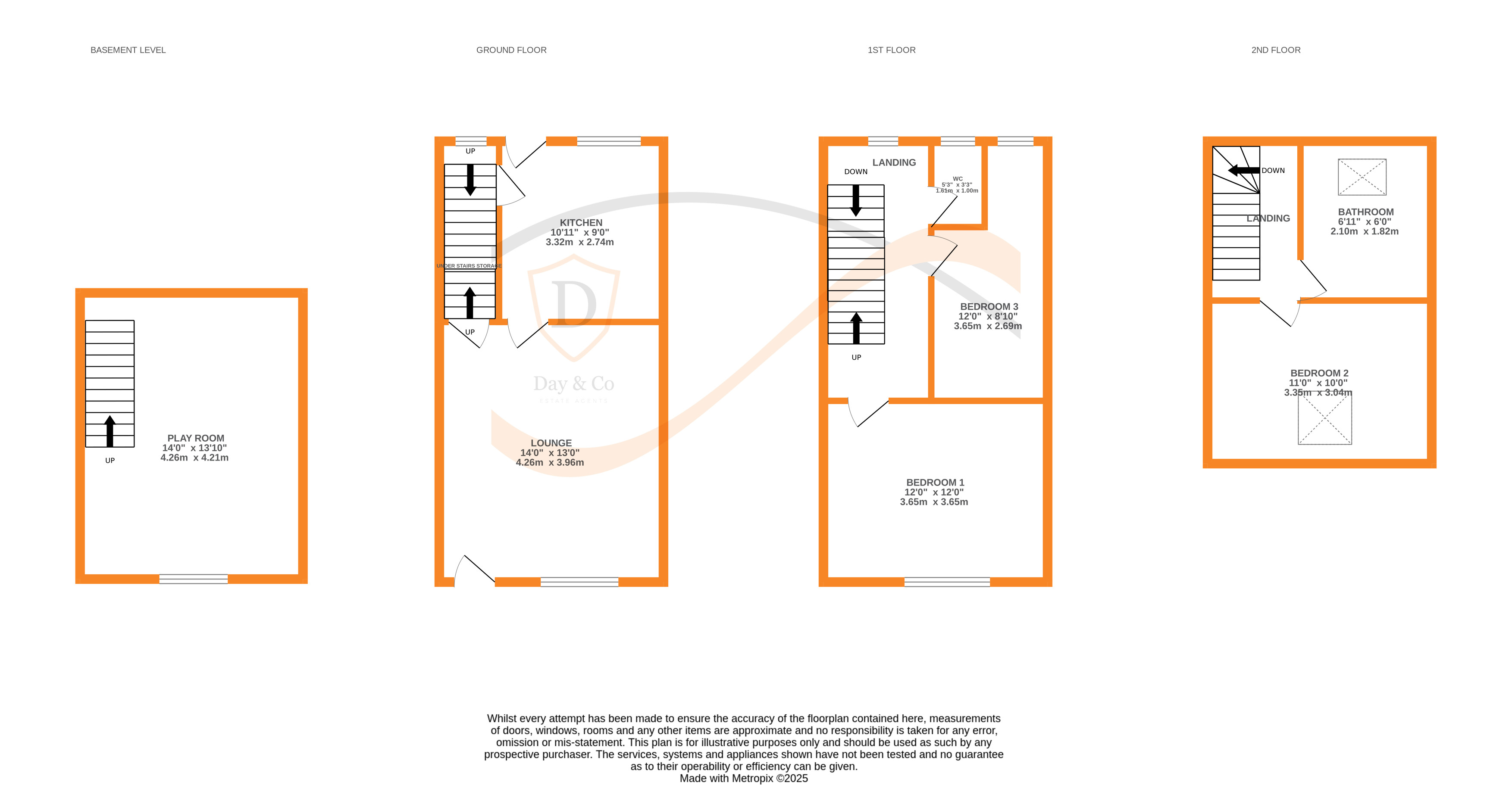 Floorplans For Oakworth, Keighley, West Yorkshire