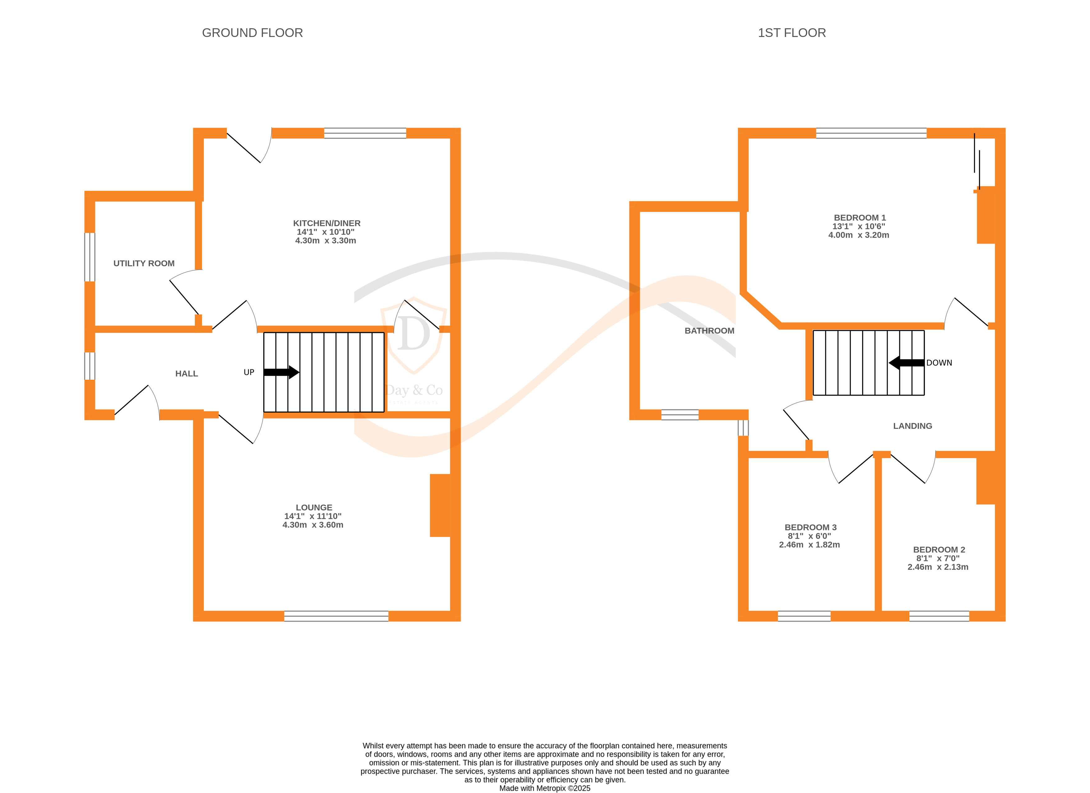 Floorplans For Arncliffe Road, Keighley, West Yorkshire