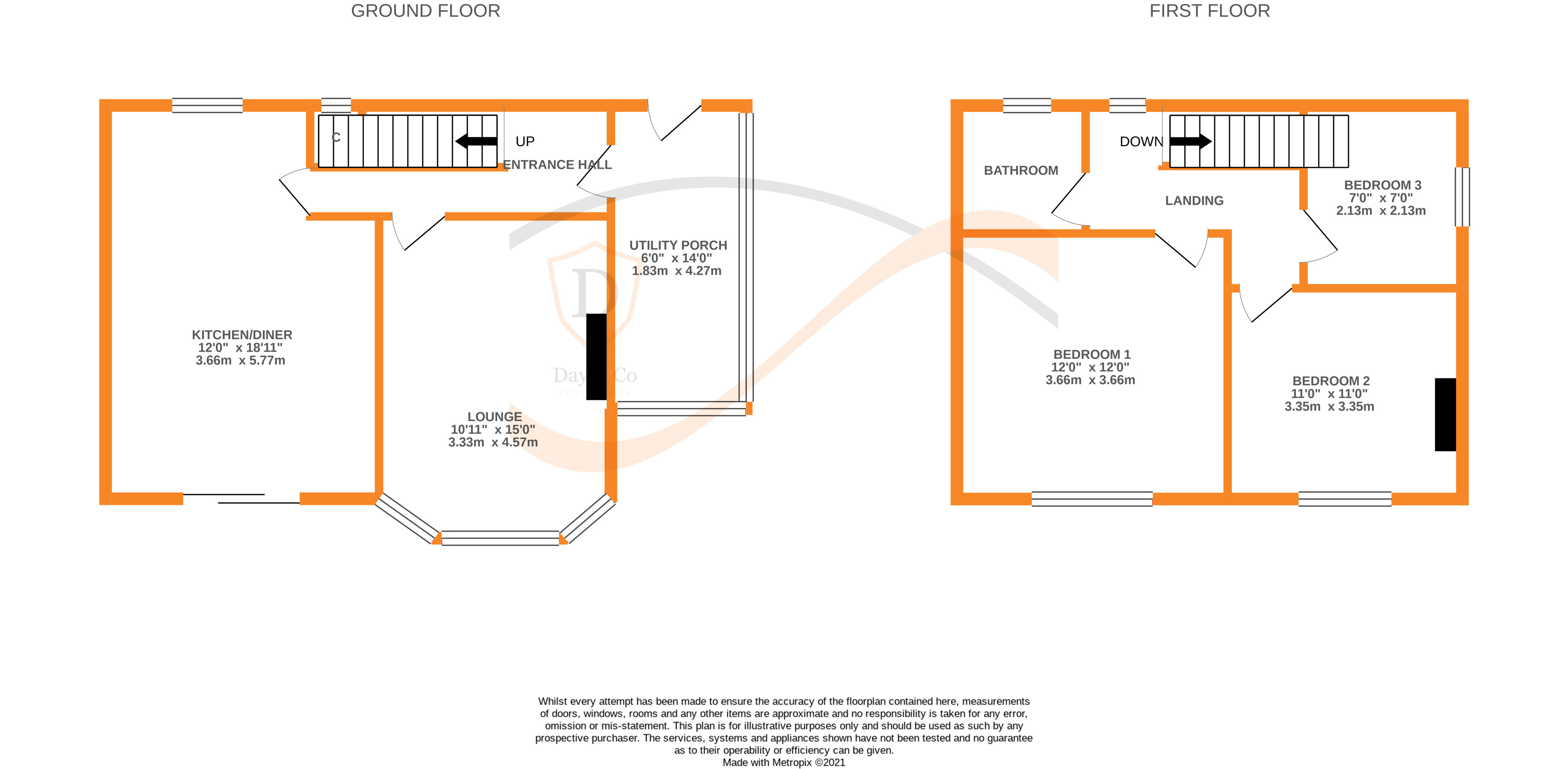 Floorplans For Riddlesden, Keighley, West Yorkshire