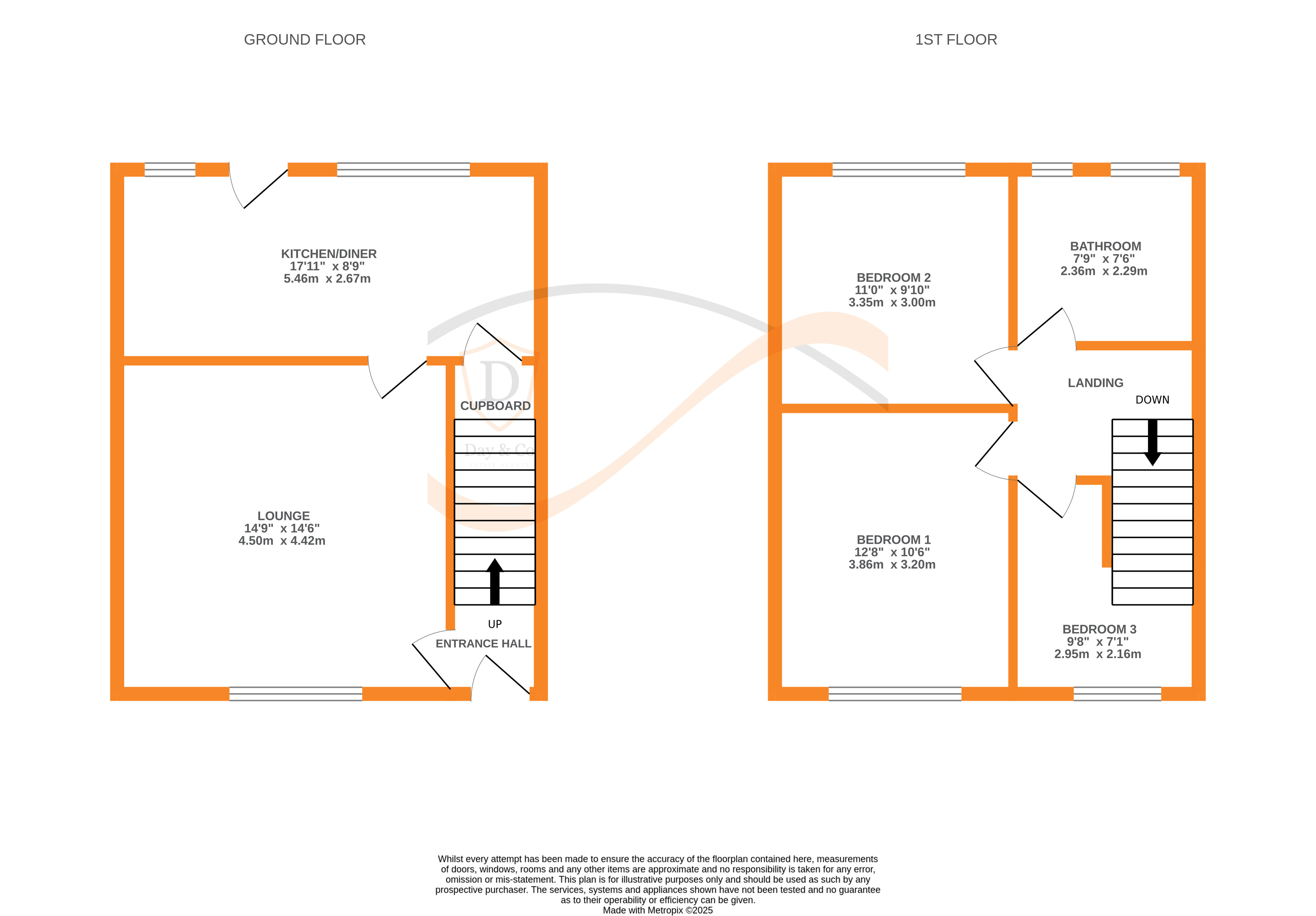 Floorplans For Oakworth, Keighley, West Yorkshire