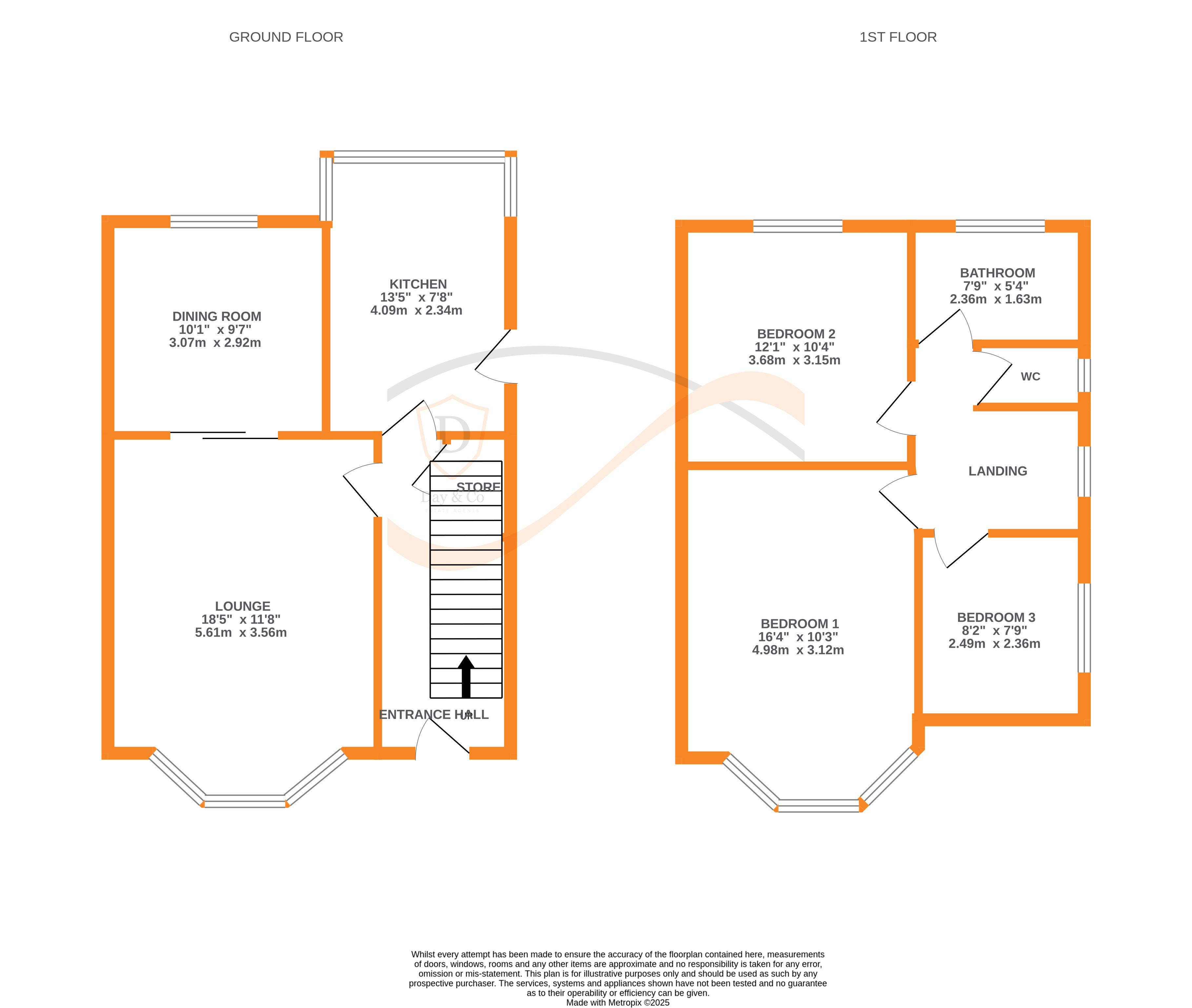 Floorplans For Oakworth, Keighley, West Yorkshire