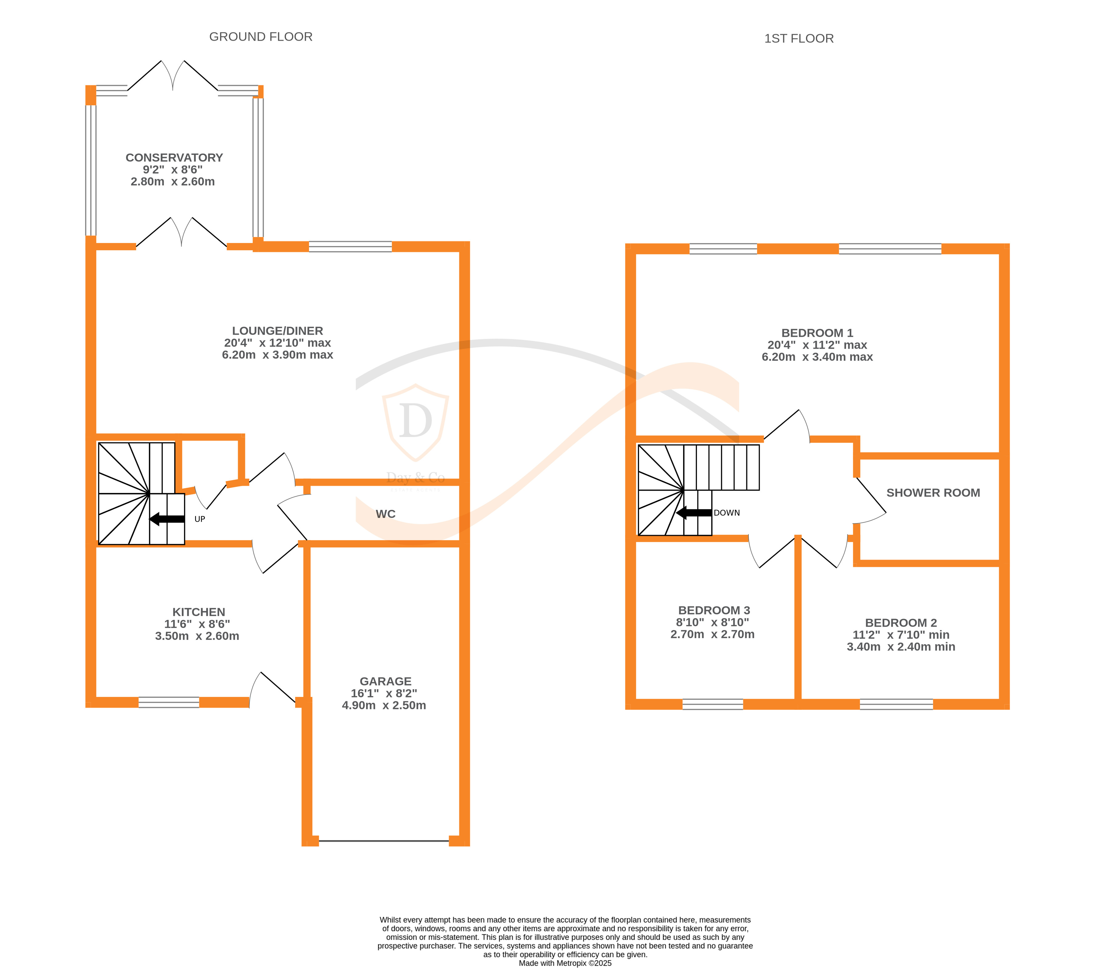 Floorplans For Oakworth, Keighley, West Yorkshire
