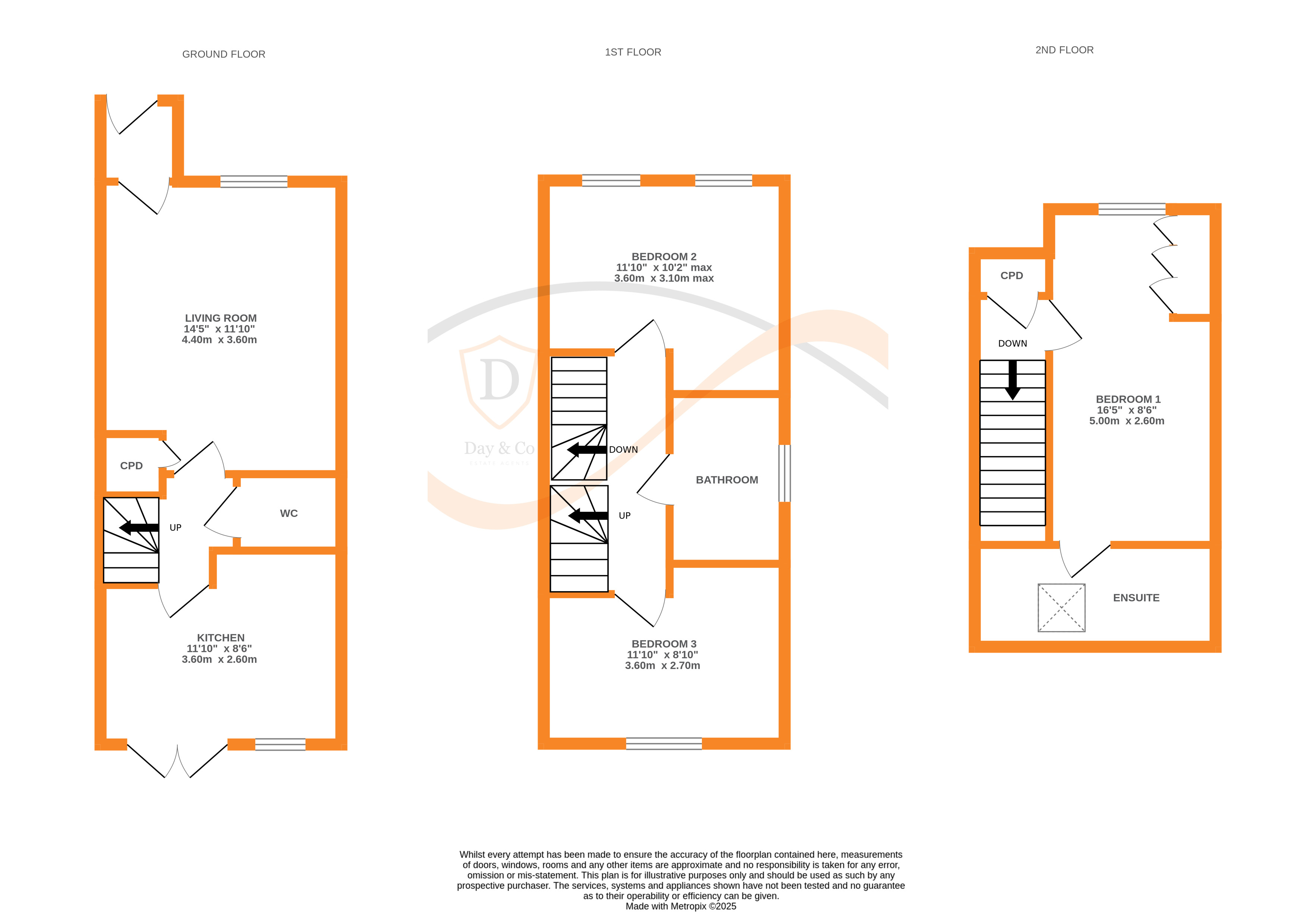 Floorplans For Oakworth, Keighley, West Yorkshire
