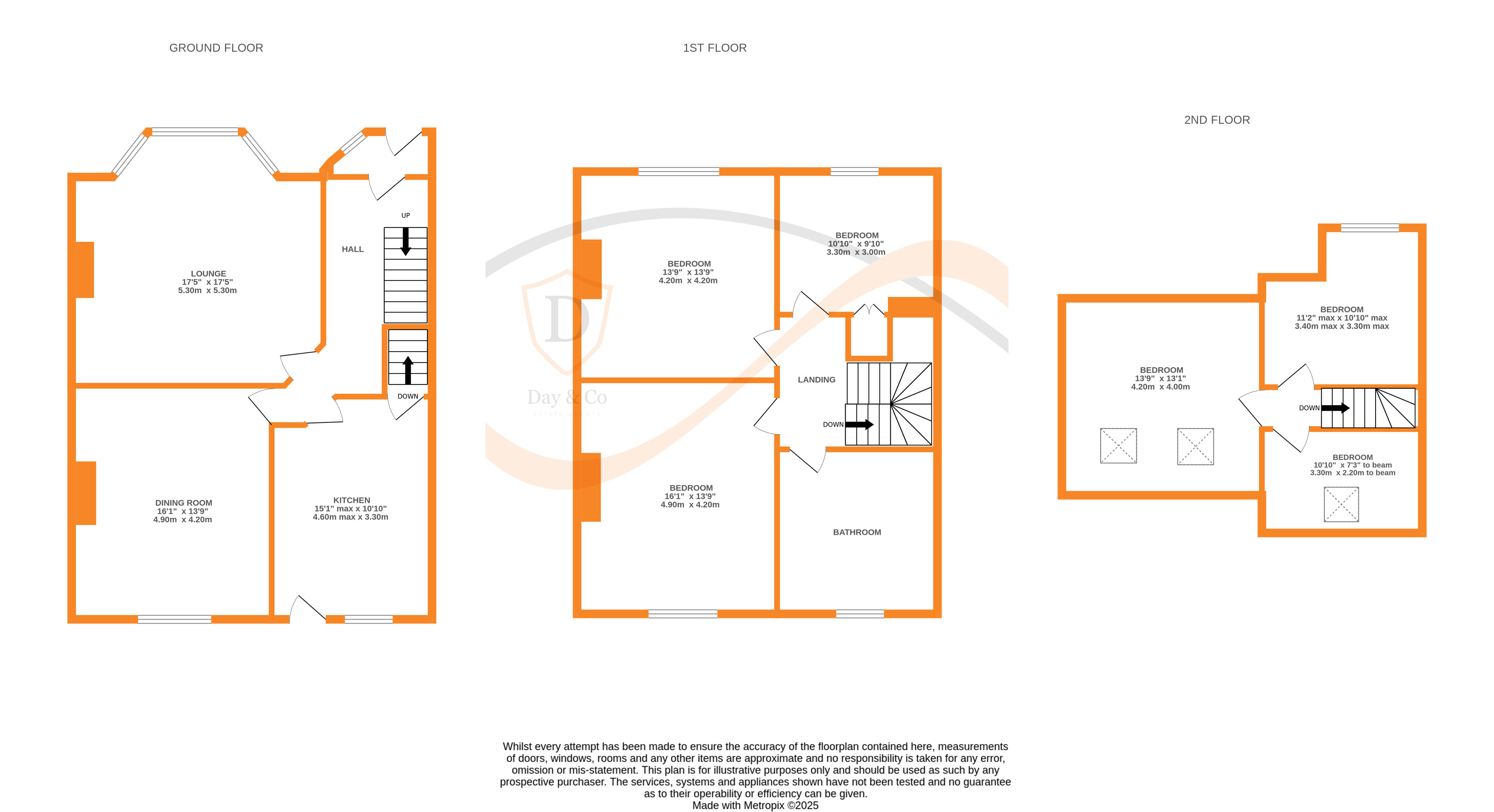 Floorplans For Malsis Road, Keighley, West Yorkshire