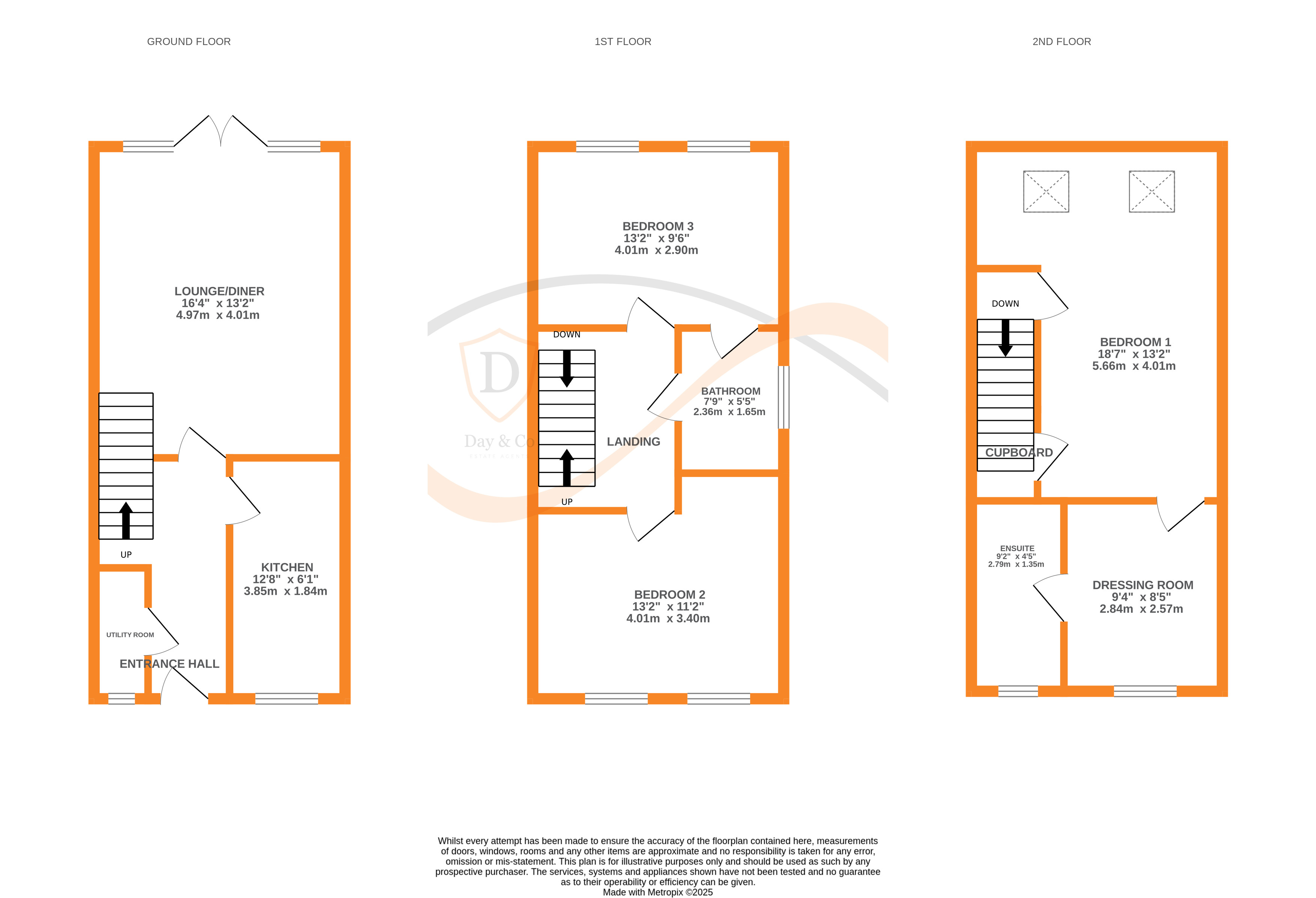 Floorplans For Low Whin Fold, Keighley, West Yorkshire