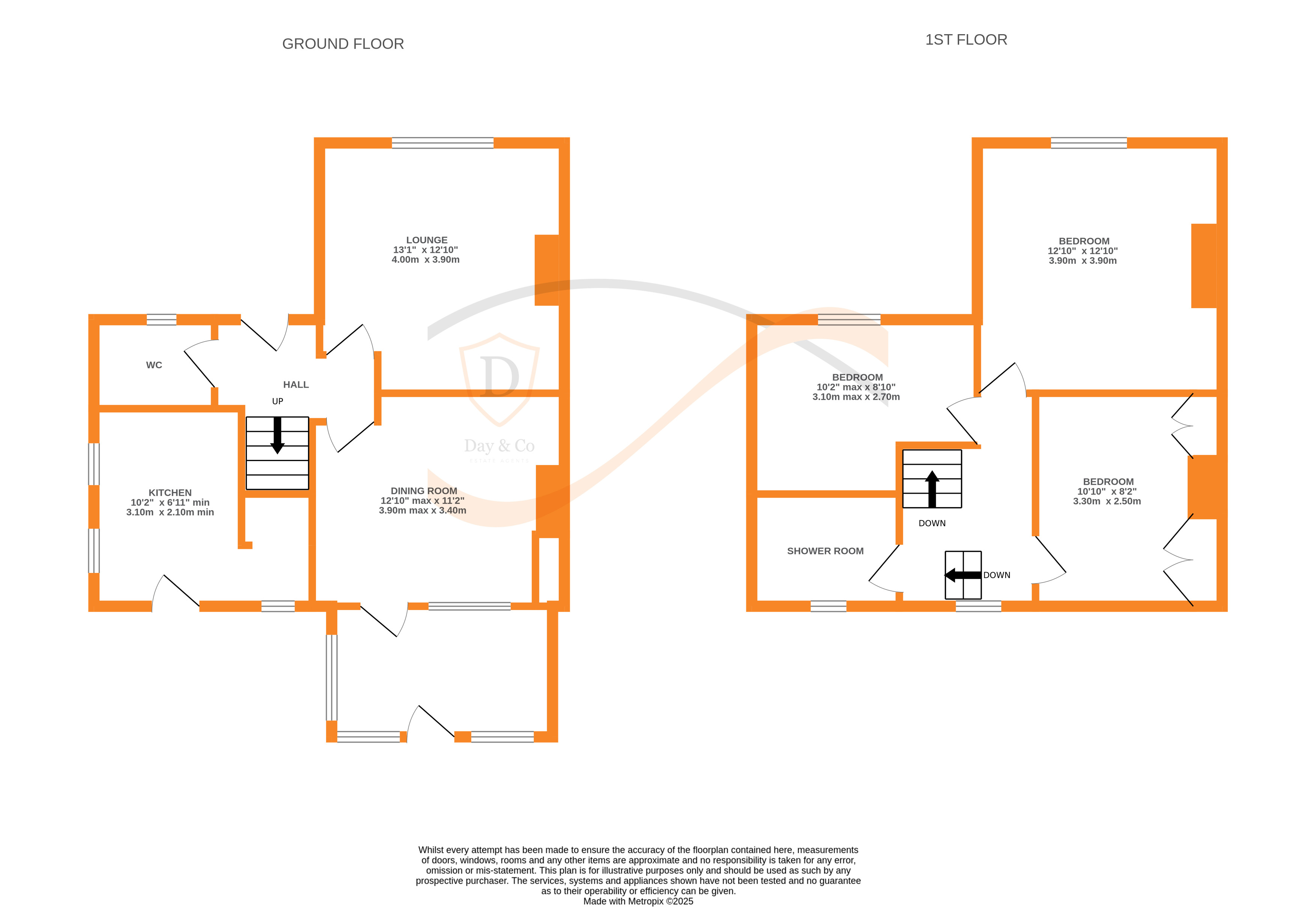 Floorplans For Park Lane, Keighley, West Yorkshire
