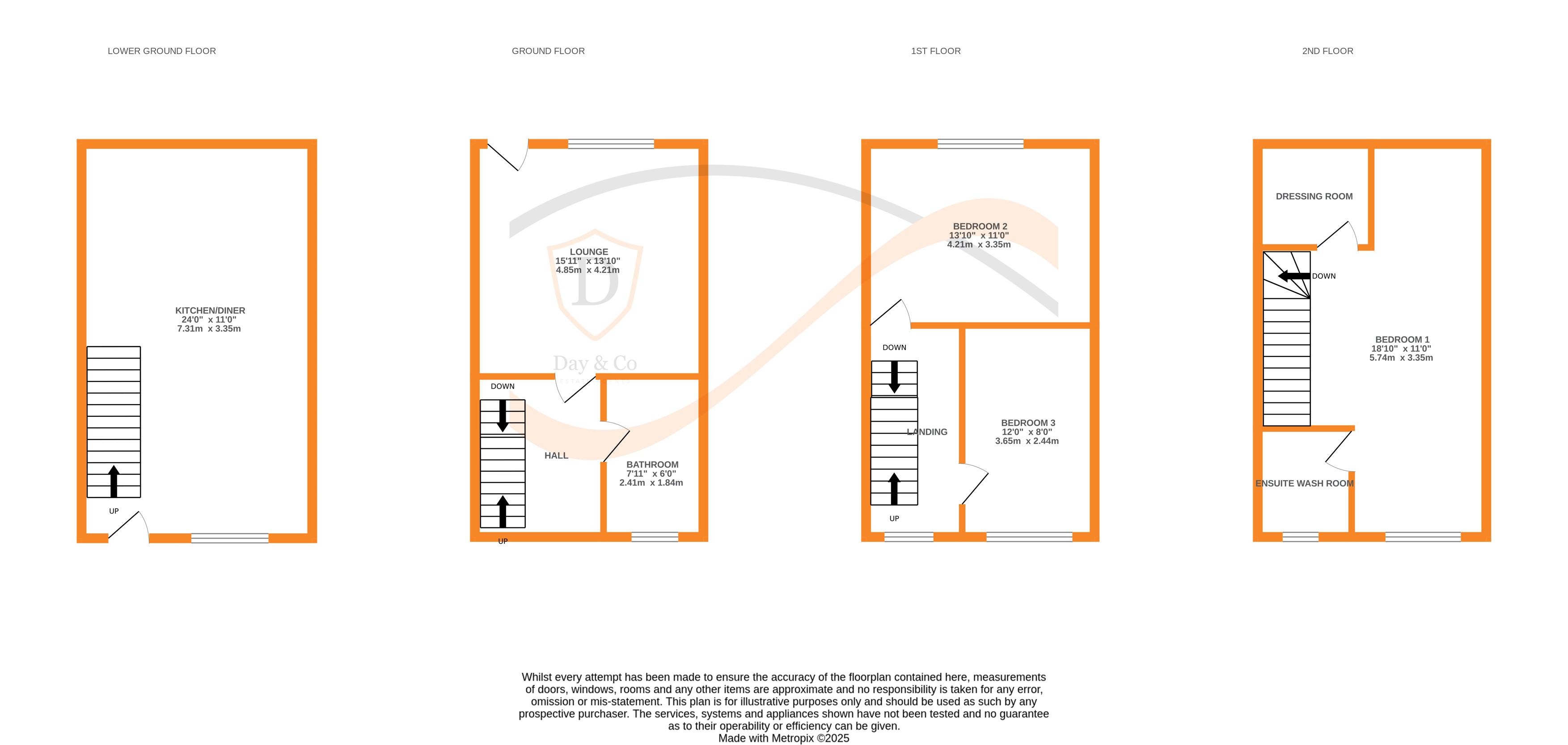 Floorplans For Damems Road, Keighley, West Yorkshire