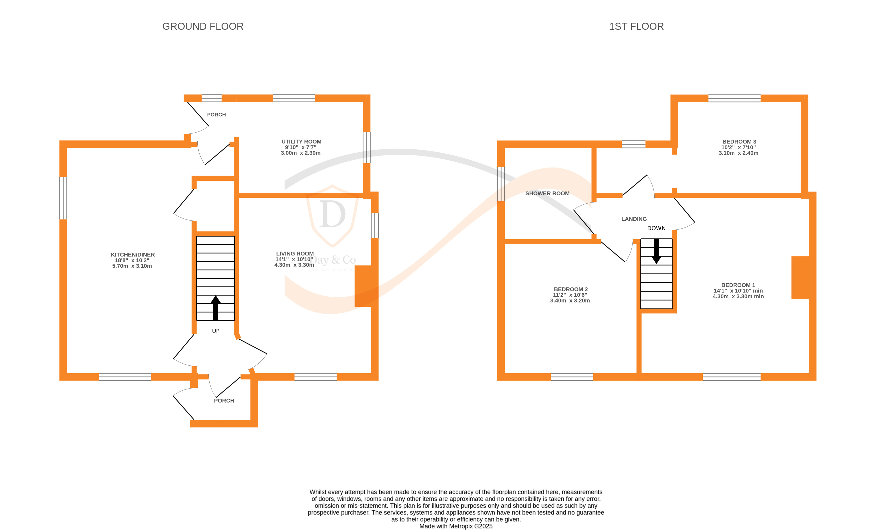Floorplans For Sunnyhill Grove, Keighley, West Yorkshire