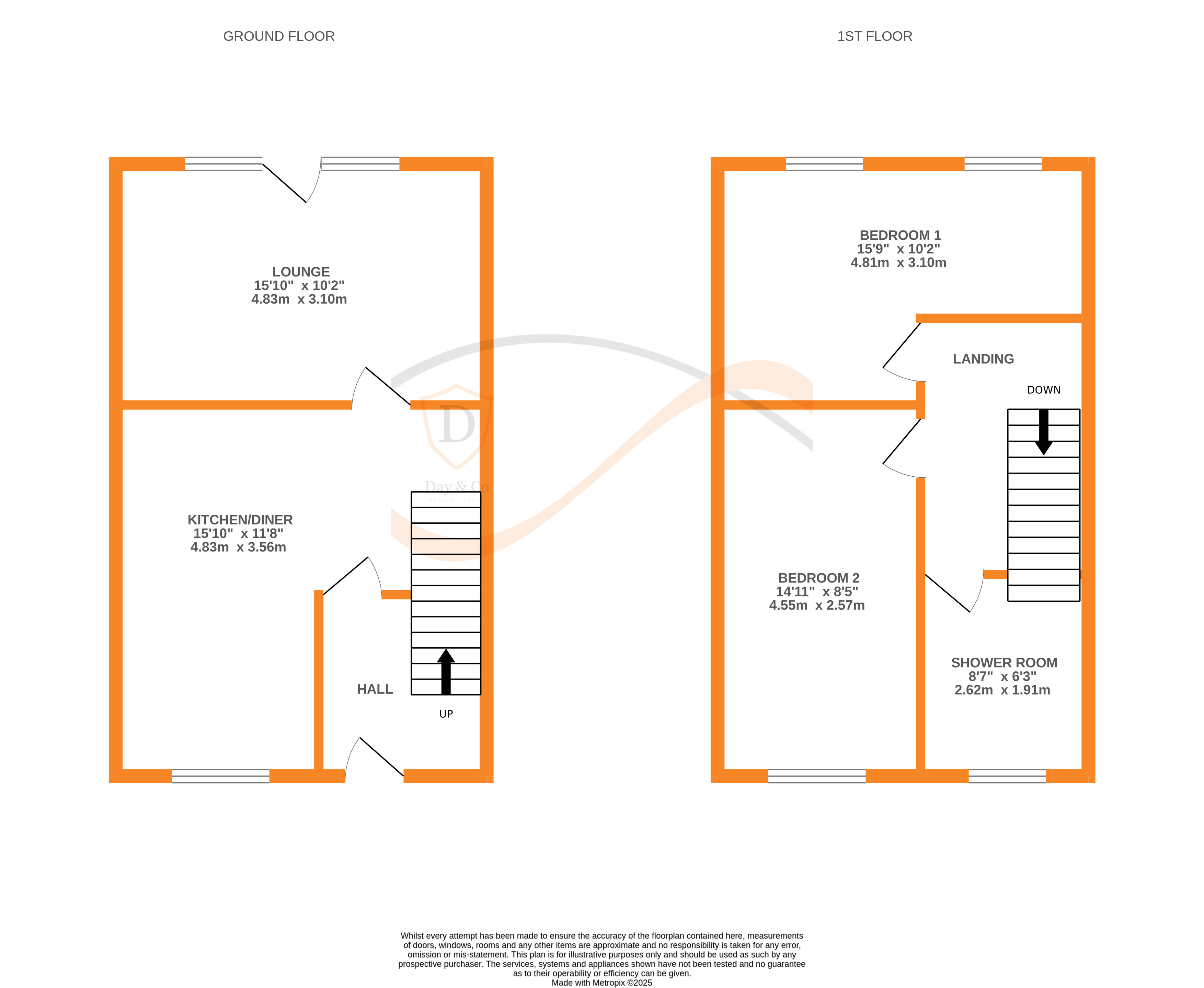 Floorplans For Oakworth, Keighley, West Yorkshire