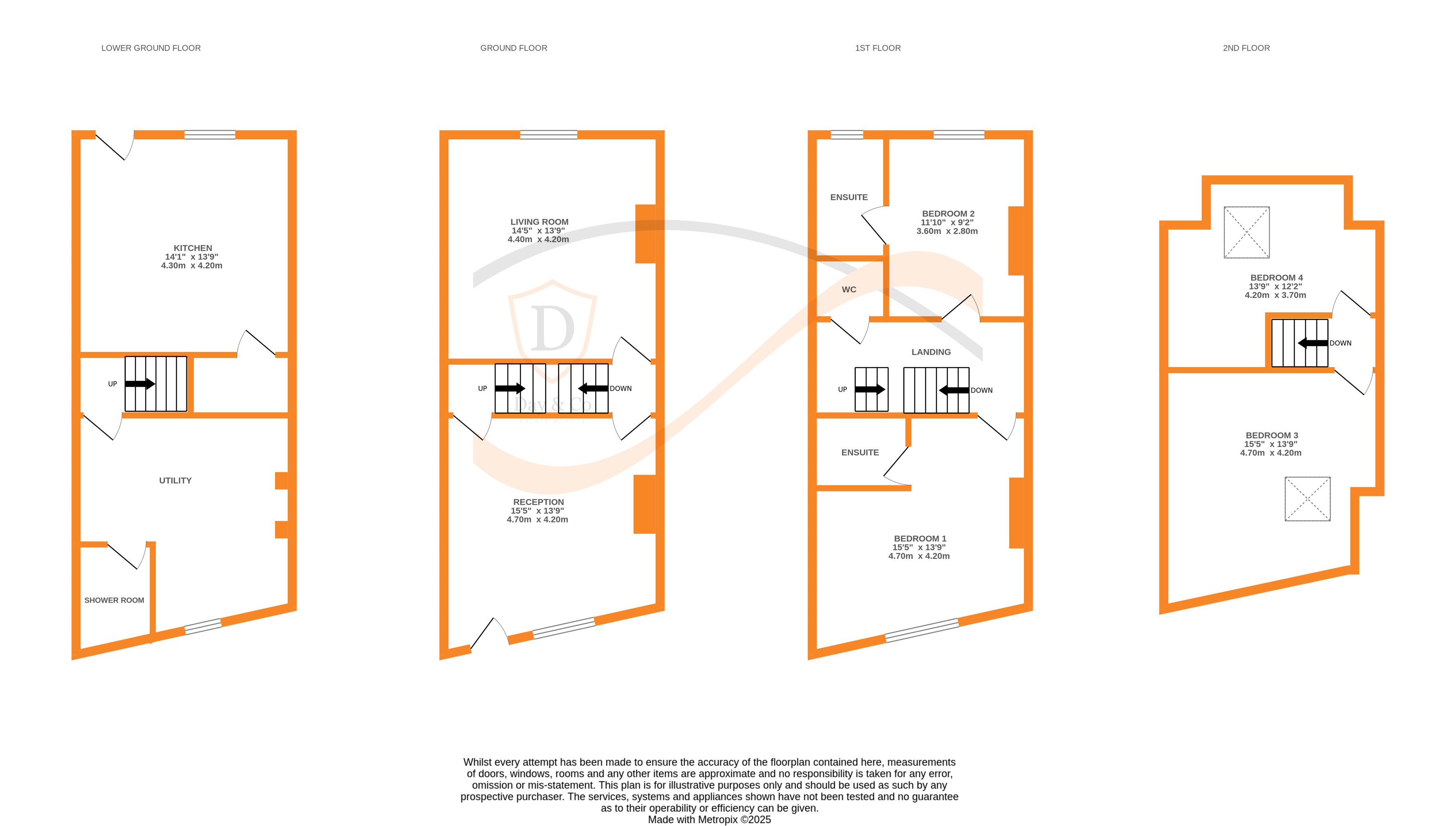 Floorplans For Haworth, Keighley, West Yorkshire