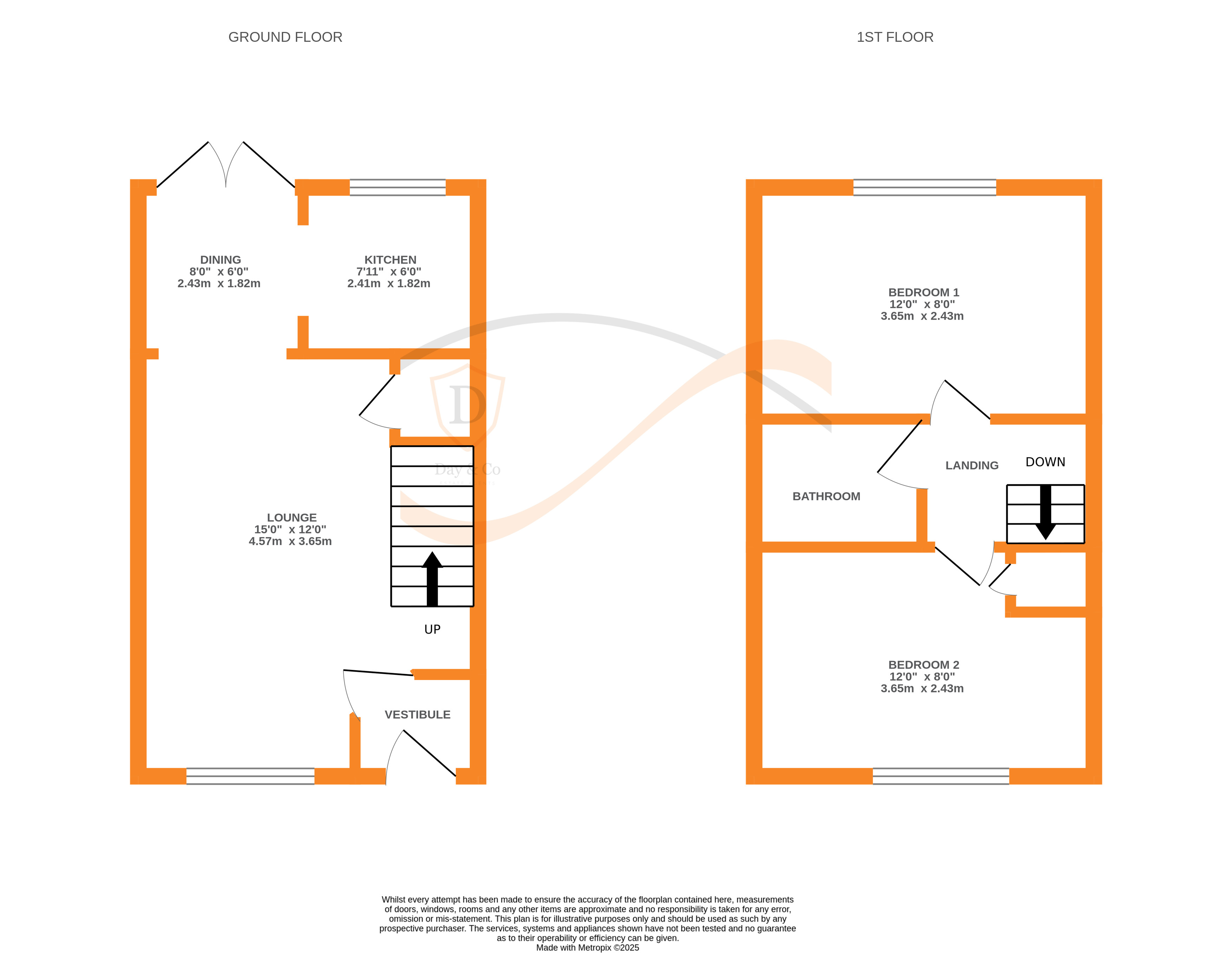 Floorplans For Oakworth, Keighley, West Yorkshire