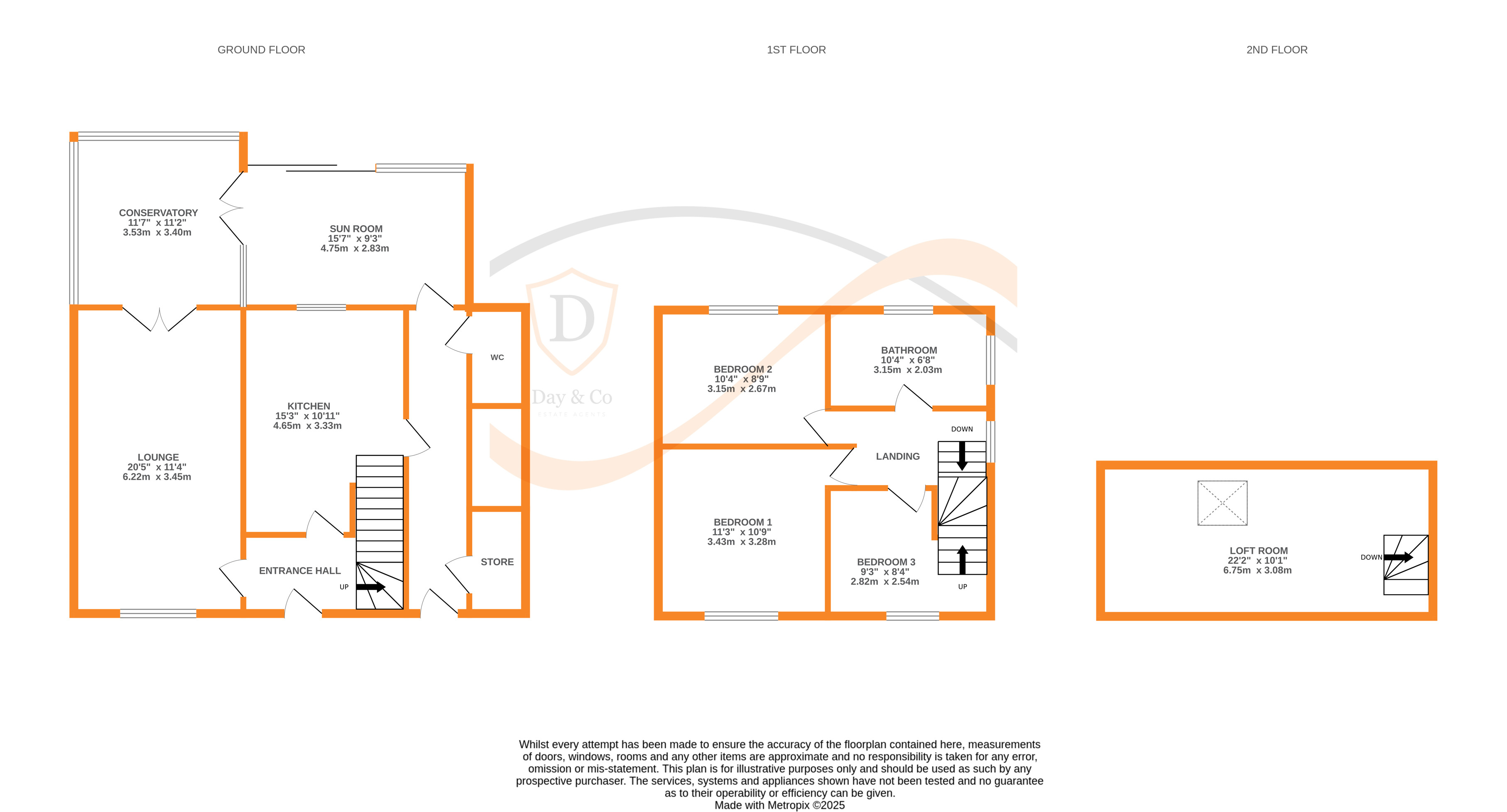Floorplans For Bracken Bank Avenue, Keighley, West Yorkshire