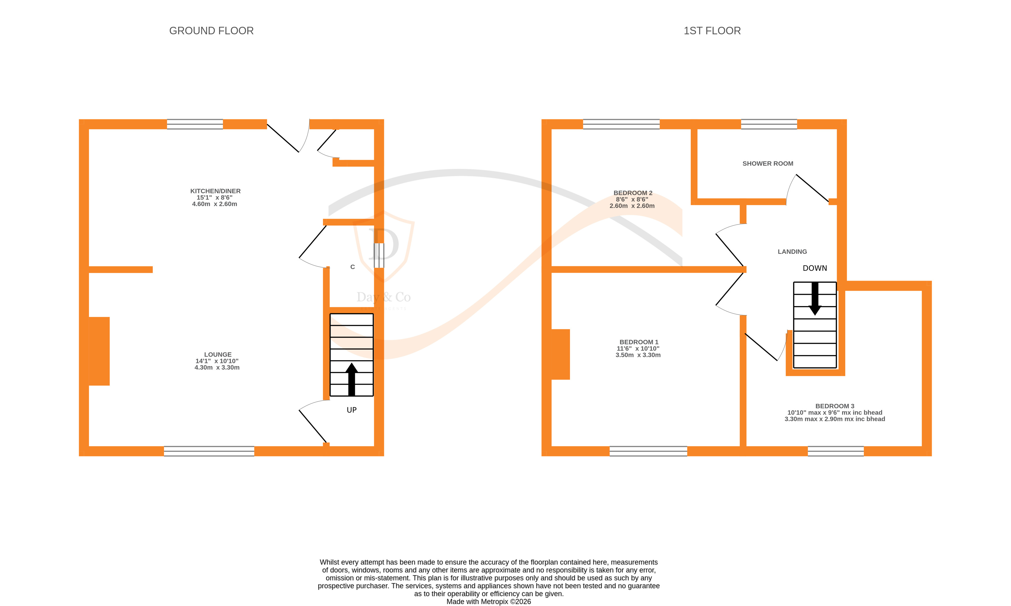 Floorplans For Braithwaite Road, Keighley, West Yorkshire